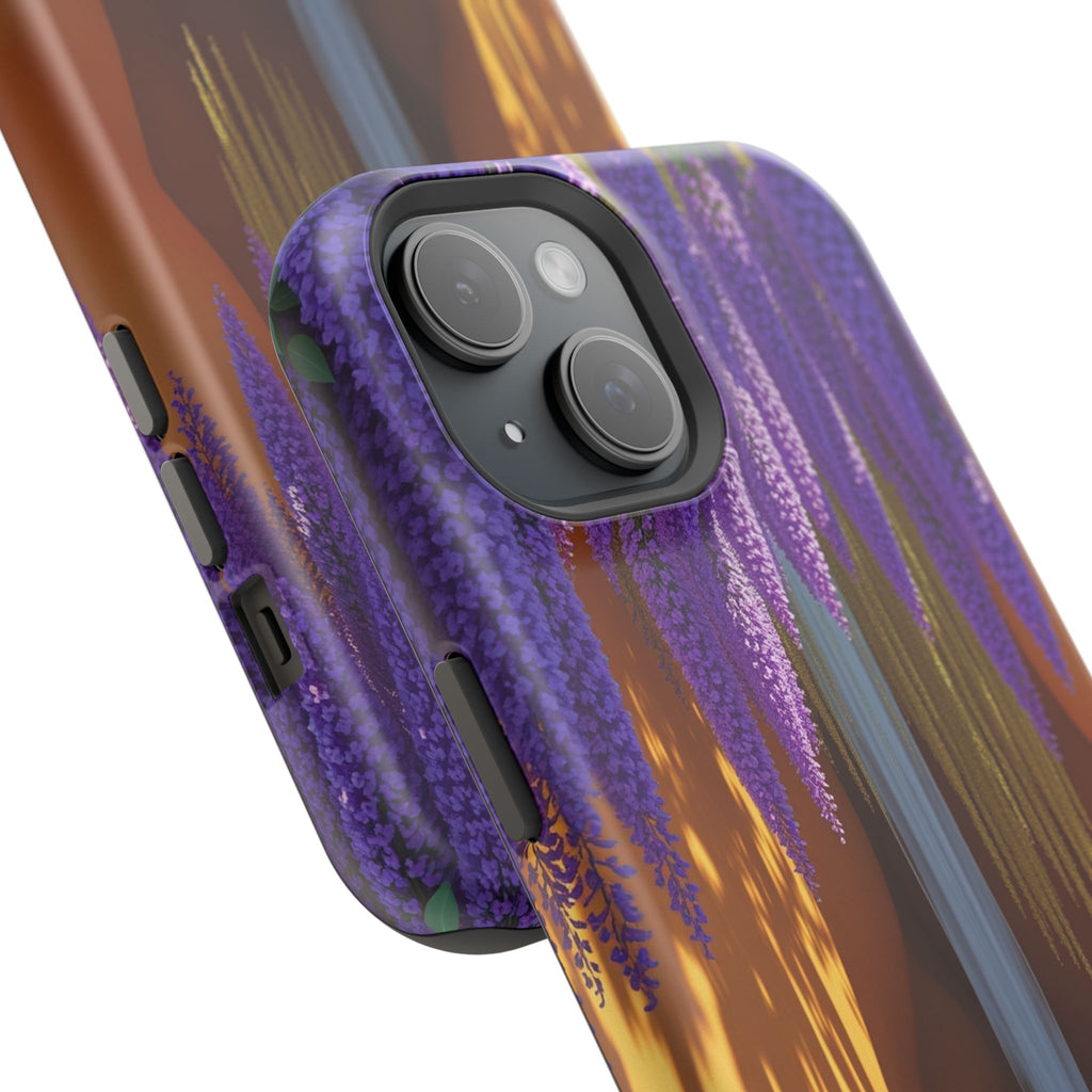 iPhone Earthy Wisteria Cascade Design Slim Everyday Designer Case · iPhone Case