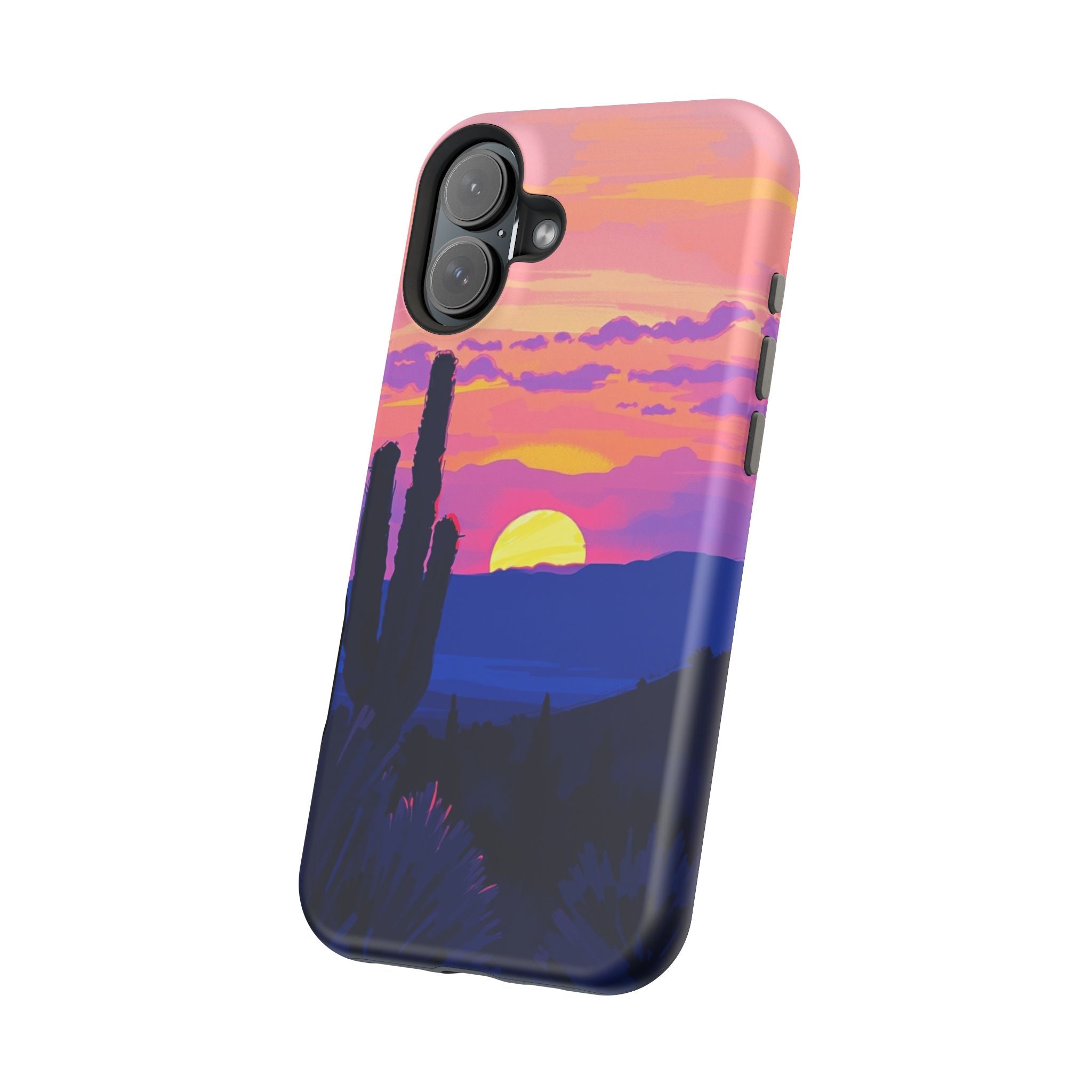iPhone Mesa Sunset Oil Painting Impressionist Slim iPhone Everyday · iPhone Case