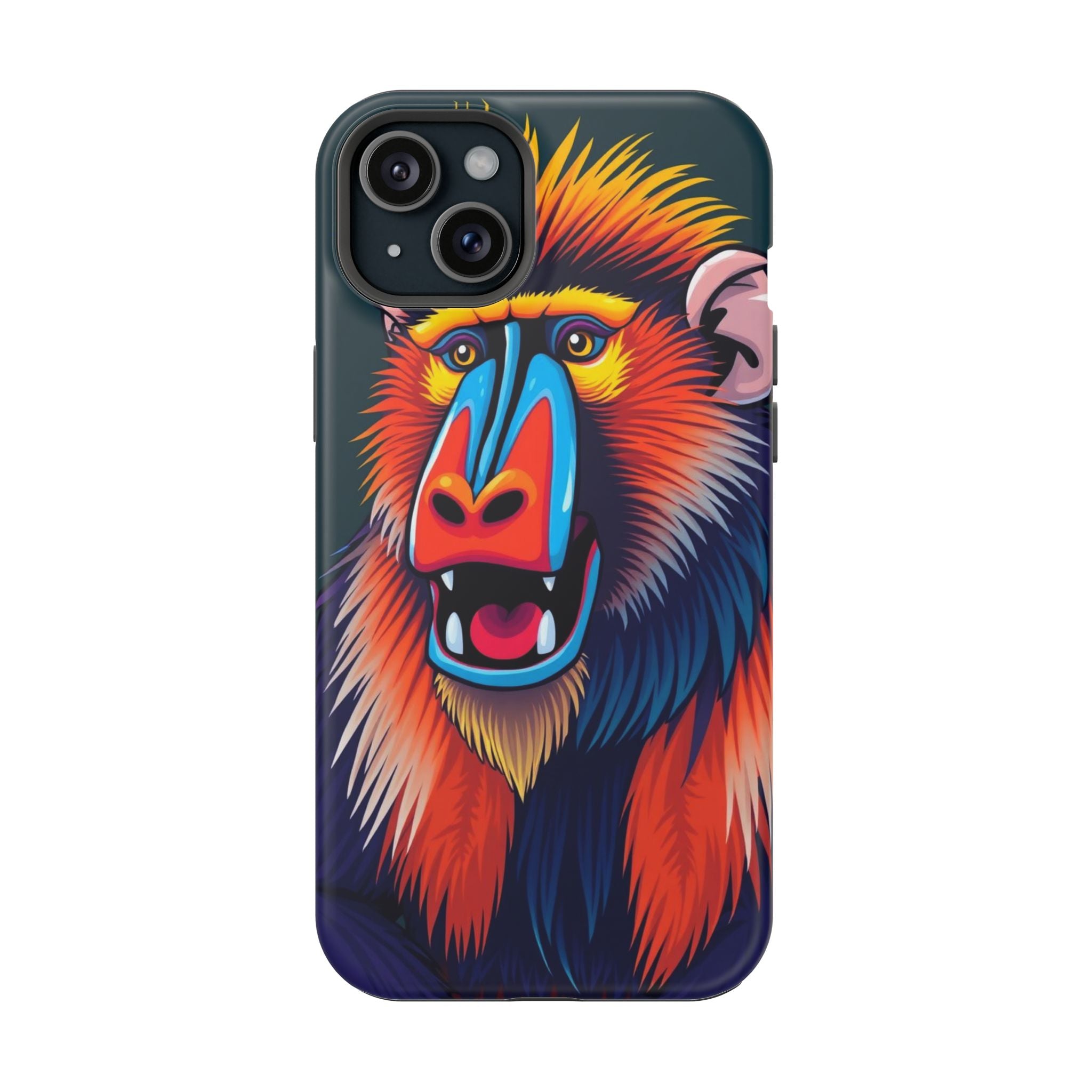 iPhone Mandrill Colorful Face Kids Fun iPhone Phone Case Gift Slim · iPhone Case