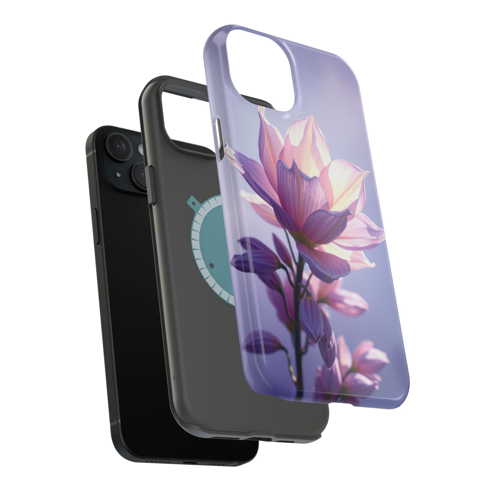 iPhone Floral Ombre Electric Art Bold Modern Everyday Snap Case · iPhone Case