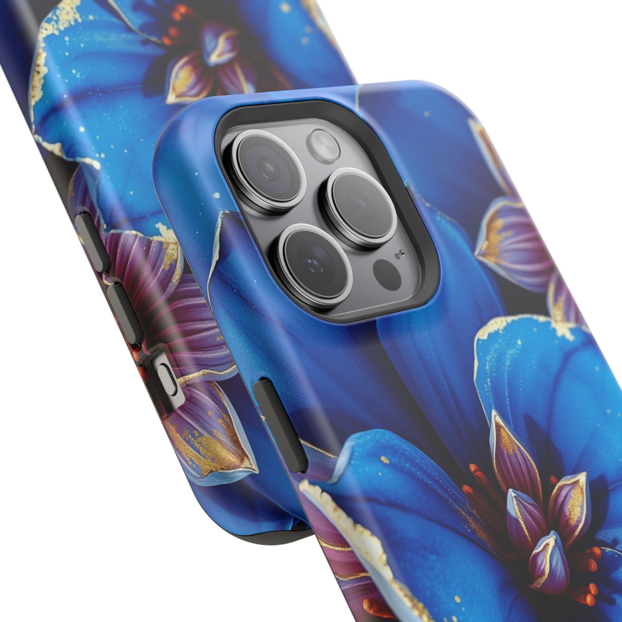 iPhone Floral Gold Foil Serene Design Slim Snap Case Ga · iPhone Case