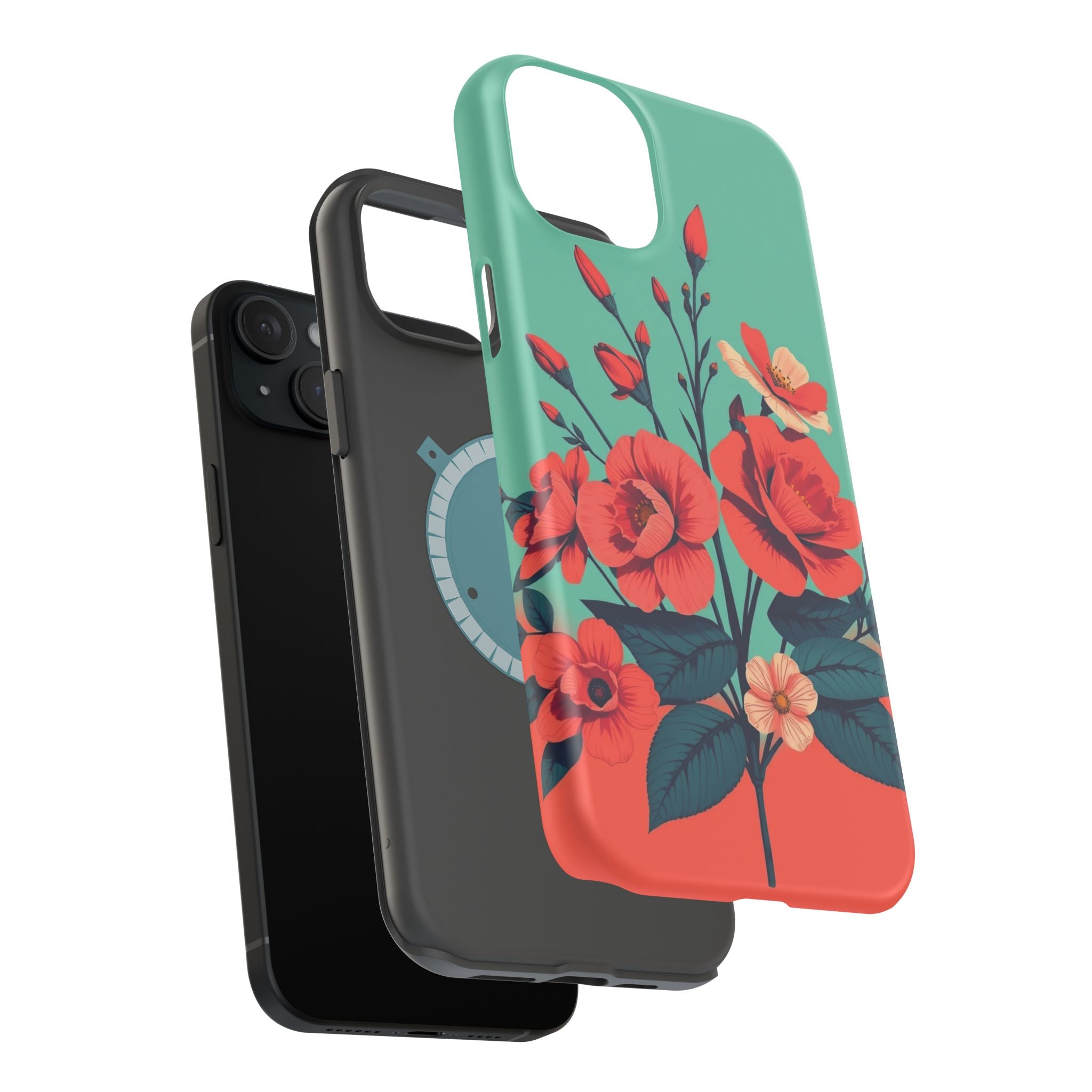 iPhone Pin-up Floral Cinematic Art Bold Modern Everyday Snap Case · iPhone Case