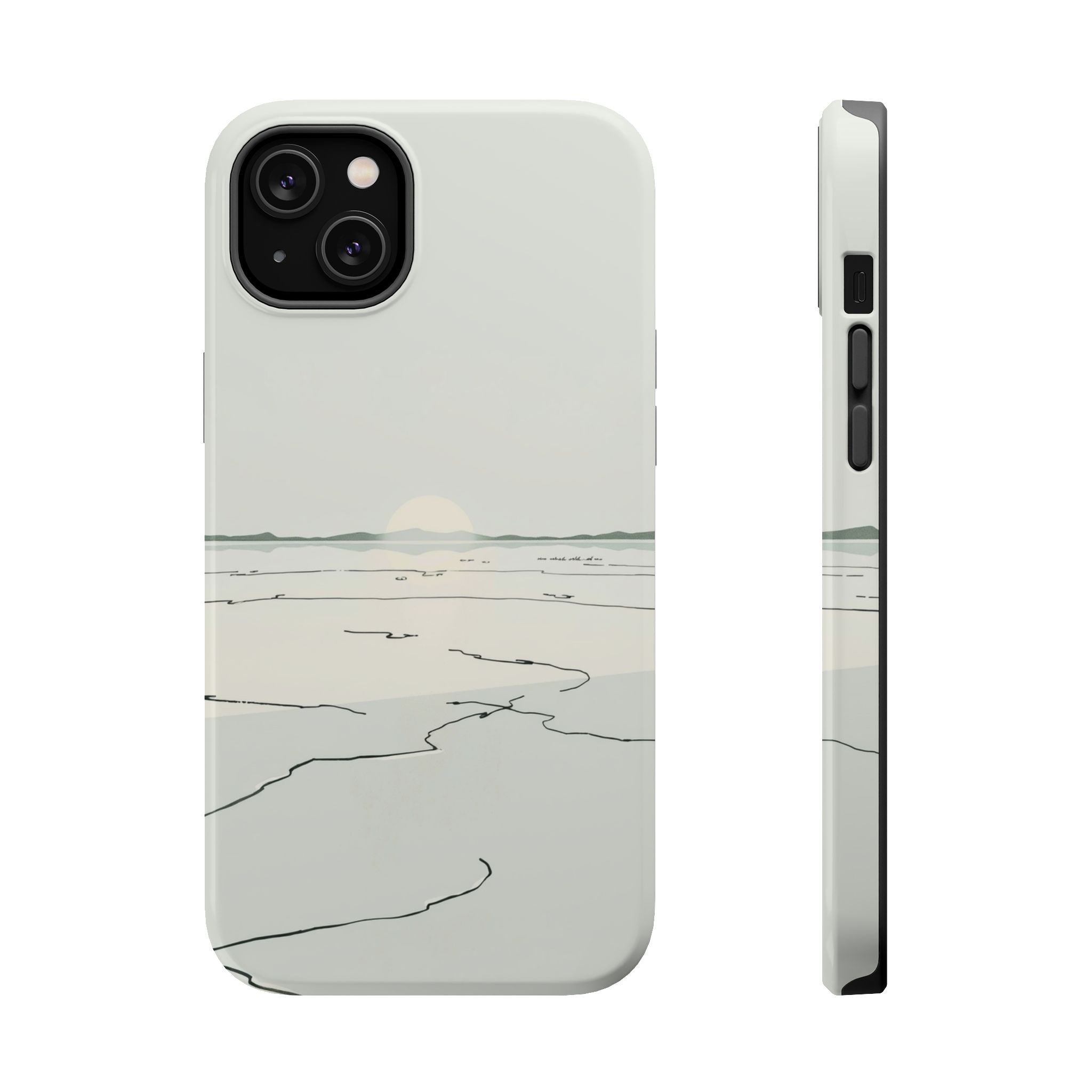 iPhone Dreamy Salt Flat Mirror Design Slim Everyday Designer Case · iPhone Case