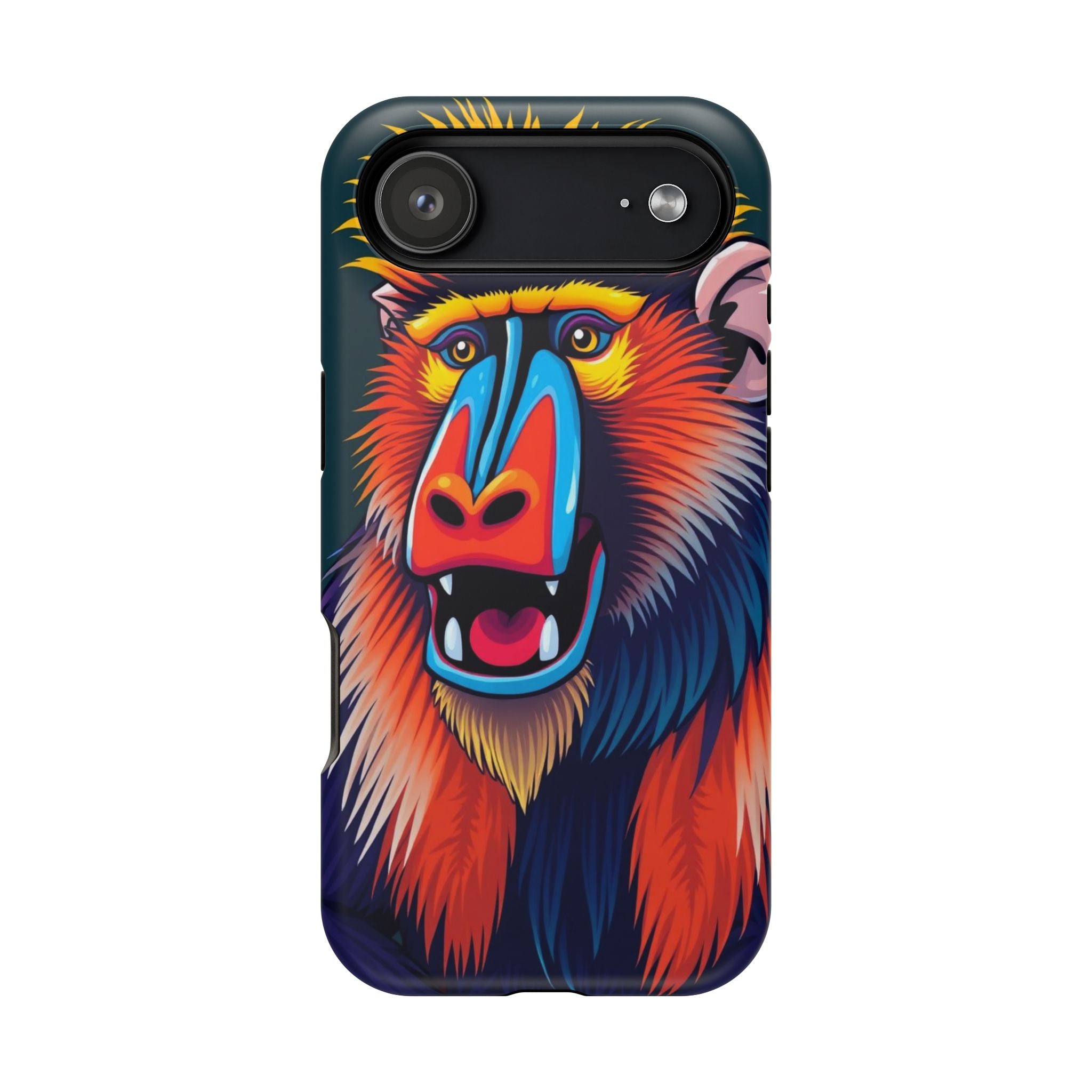 iPhone Mandrill Colorful Face Kids Fun iPhone Phone Case Gift Slim · iPhone Case