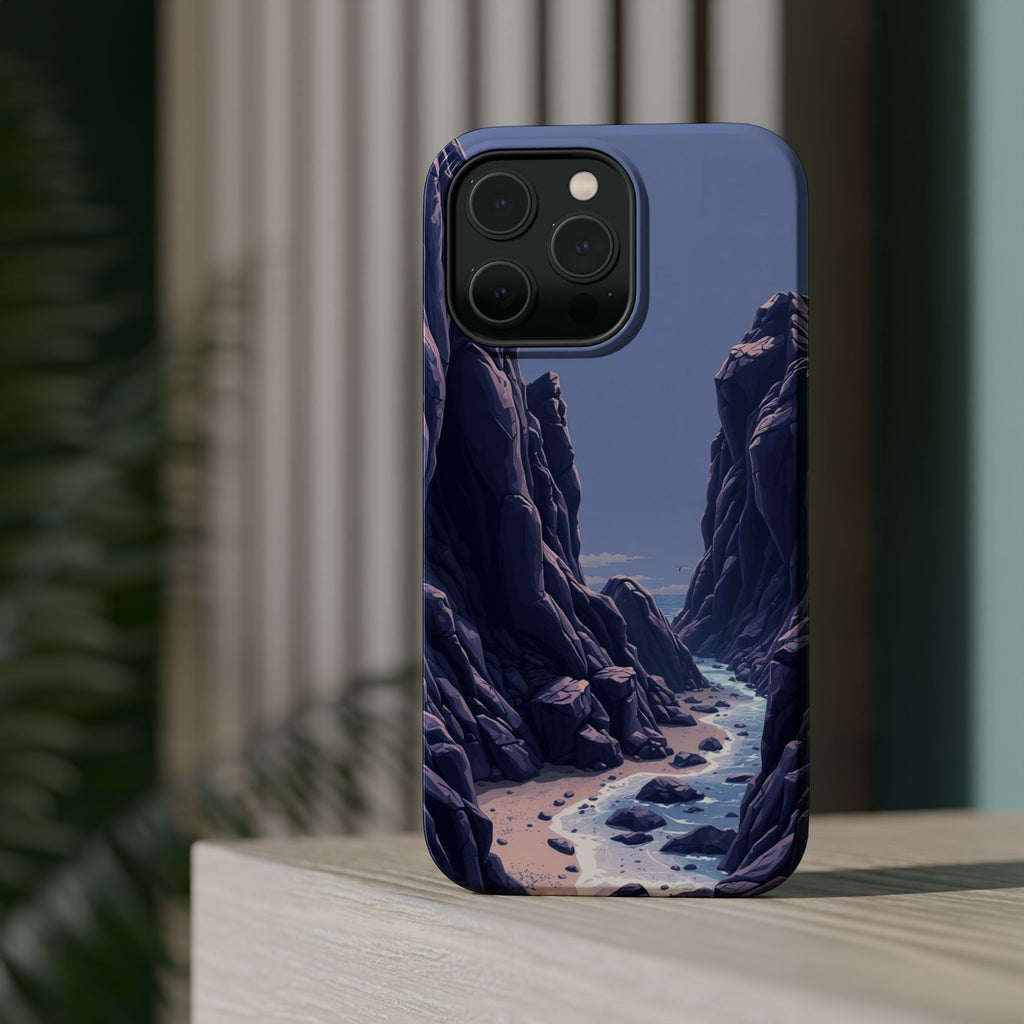 iPhone Rocky Coastline Mystic Art Bold Modern Everyday Snap Case · iPhone Case