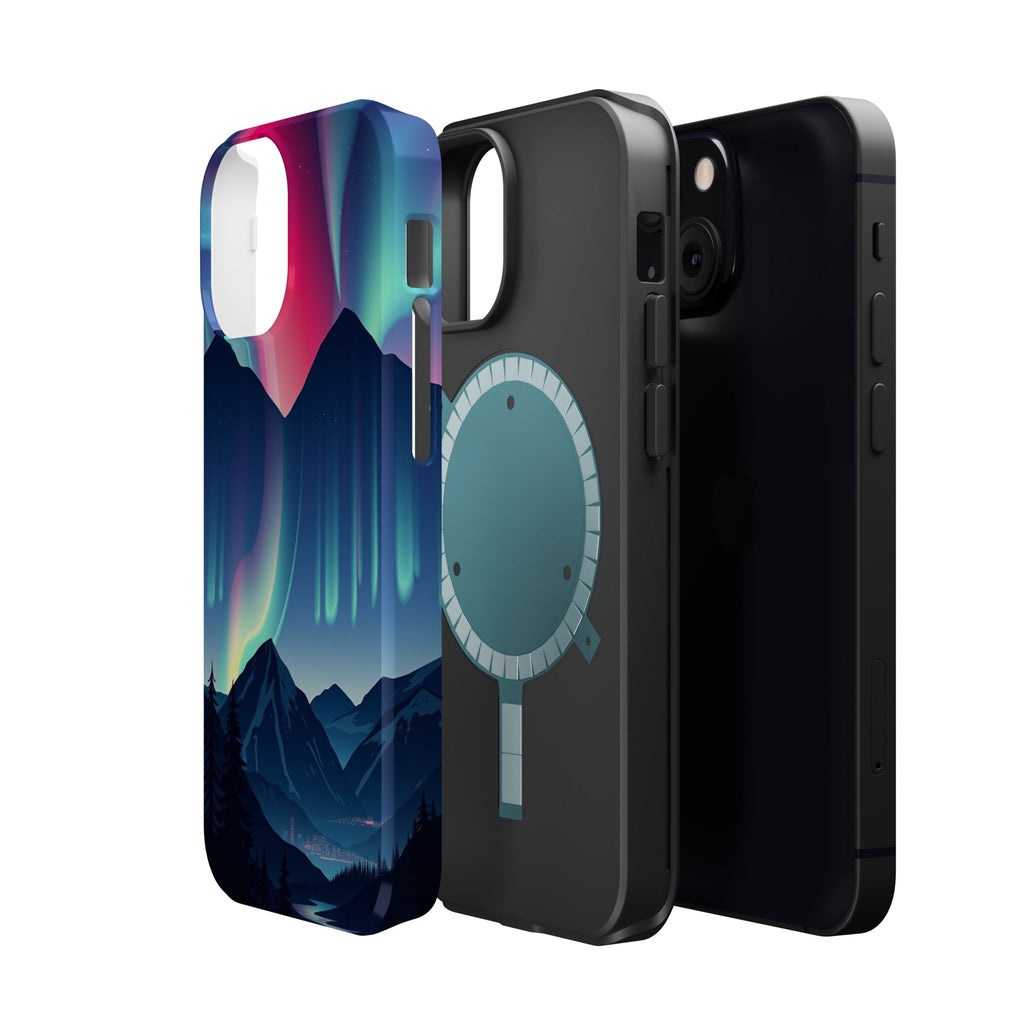 iPhone Dreamy Northern Lights Design Slim Everyday Designer Case · iPhone Case