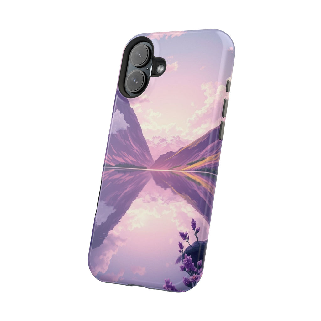 iPhone Lavender And Pearl Fjord Reflection Slim iPhone Everyday · iPhone Case