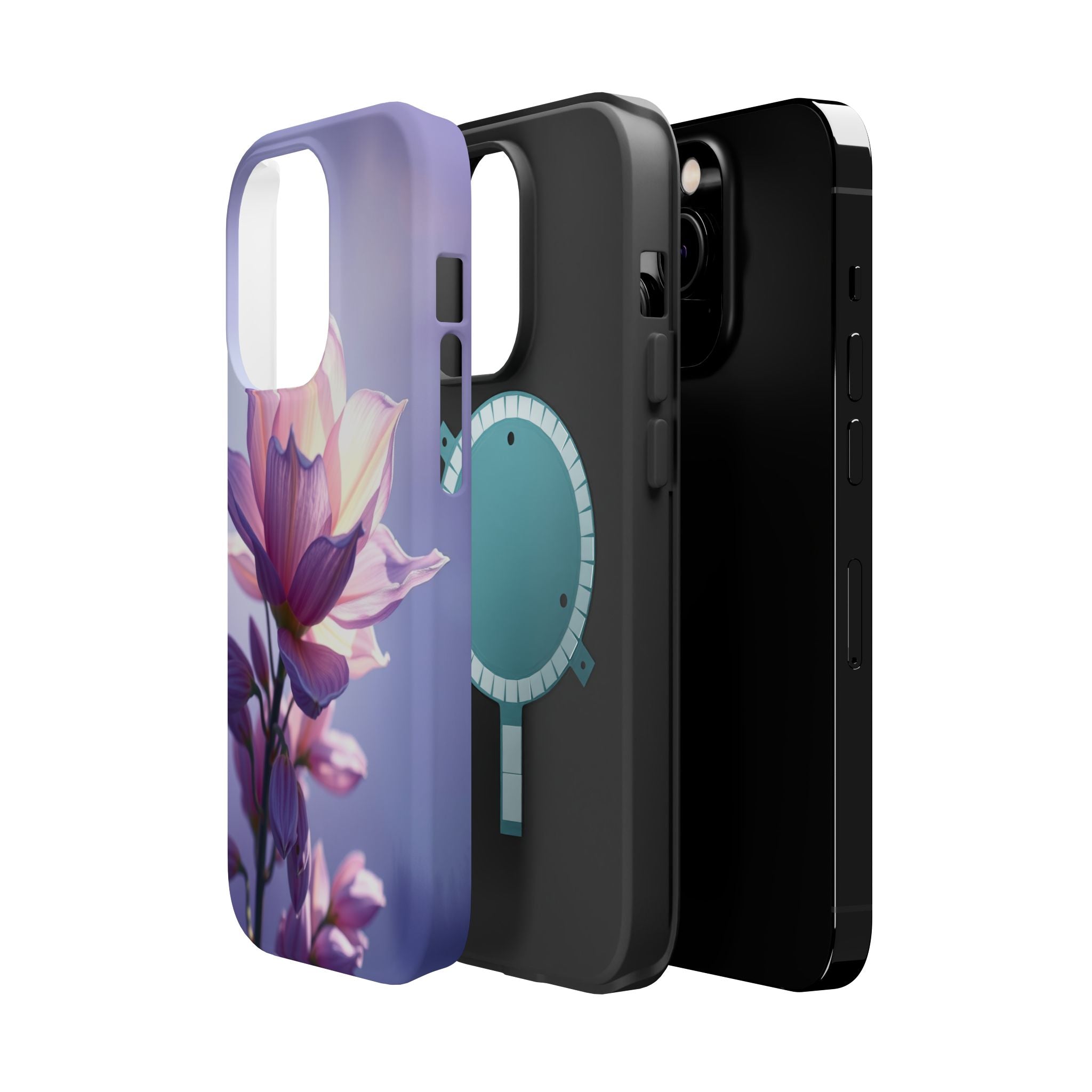 iPhone Floral Ombre Electric Art Bold Modern Everyday Snap Case · iPhone Case