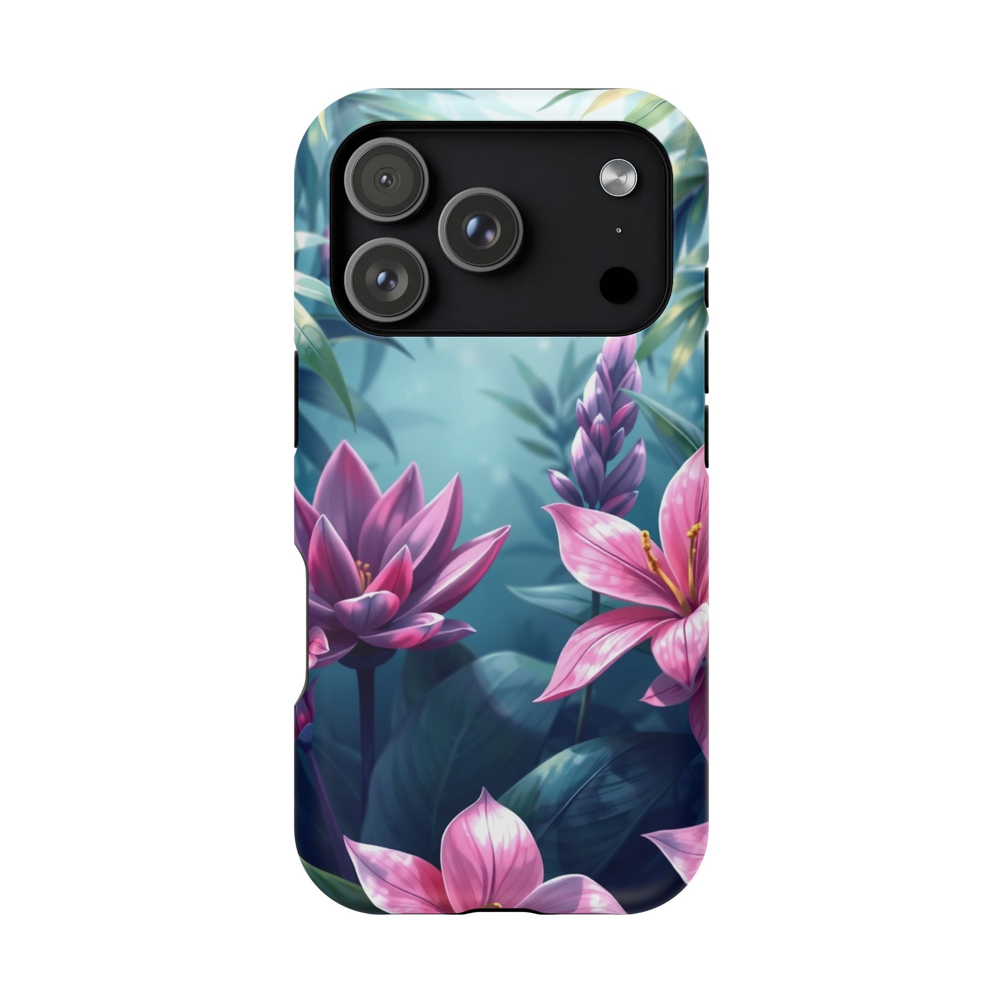 iPhone Indigo And Violet Jungle Floral Slim Everyday Designer Case · iPhone Case
