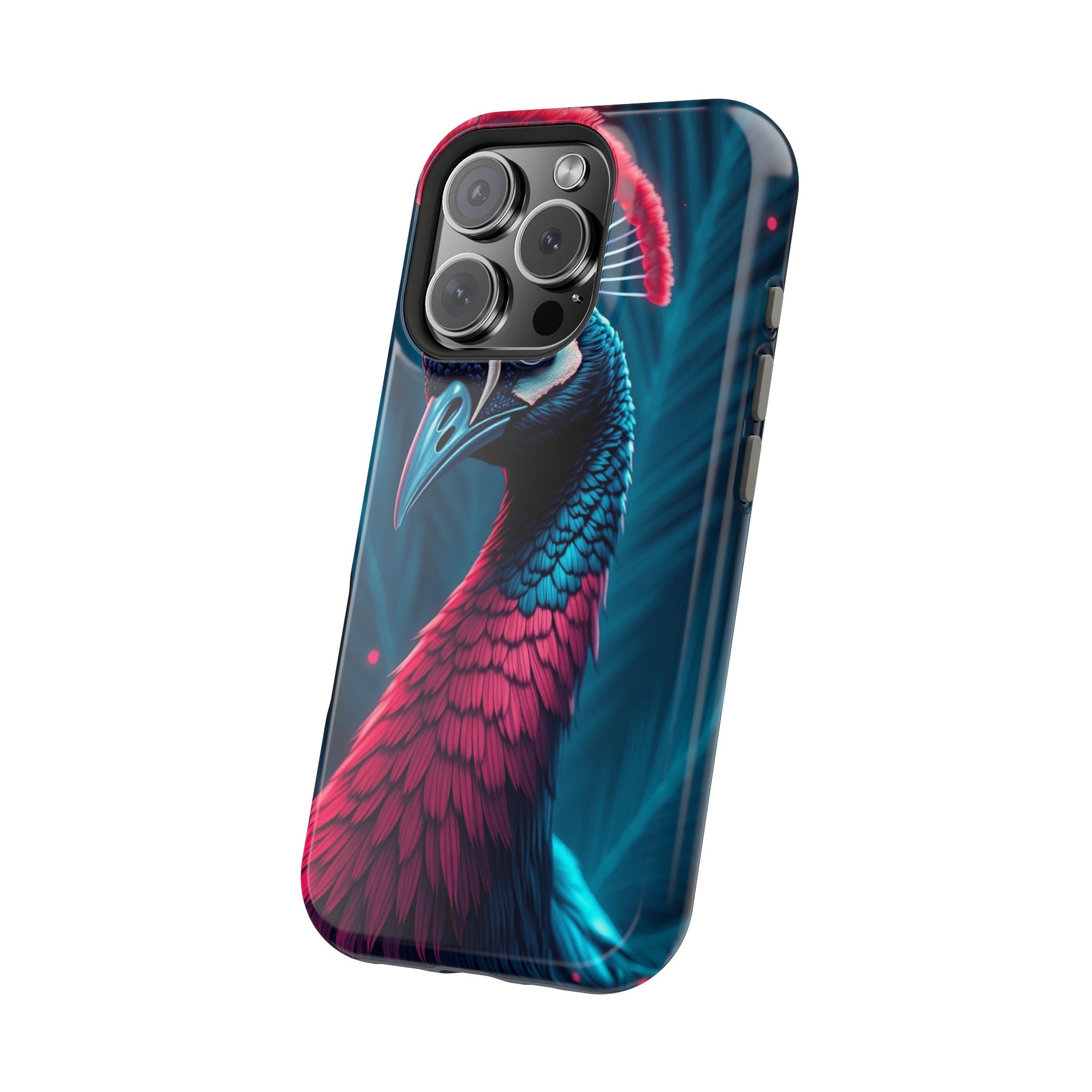 iPhone Nouveau Peacock Electric Art Slim Everyday Designer Case · iPhone Case