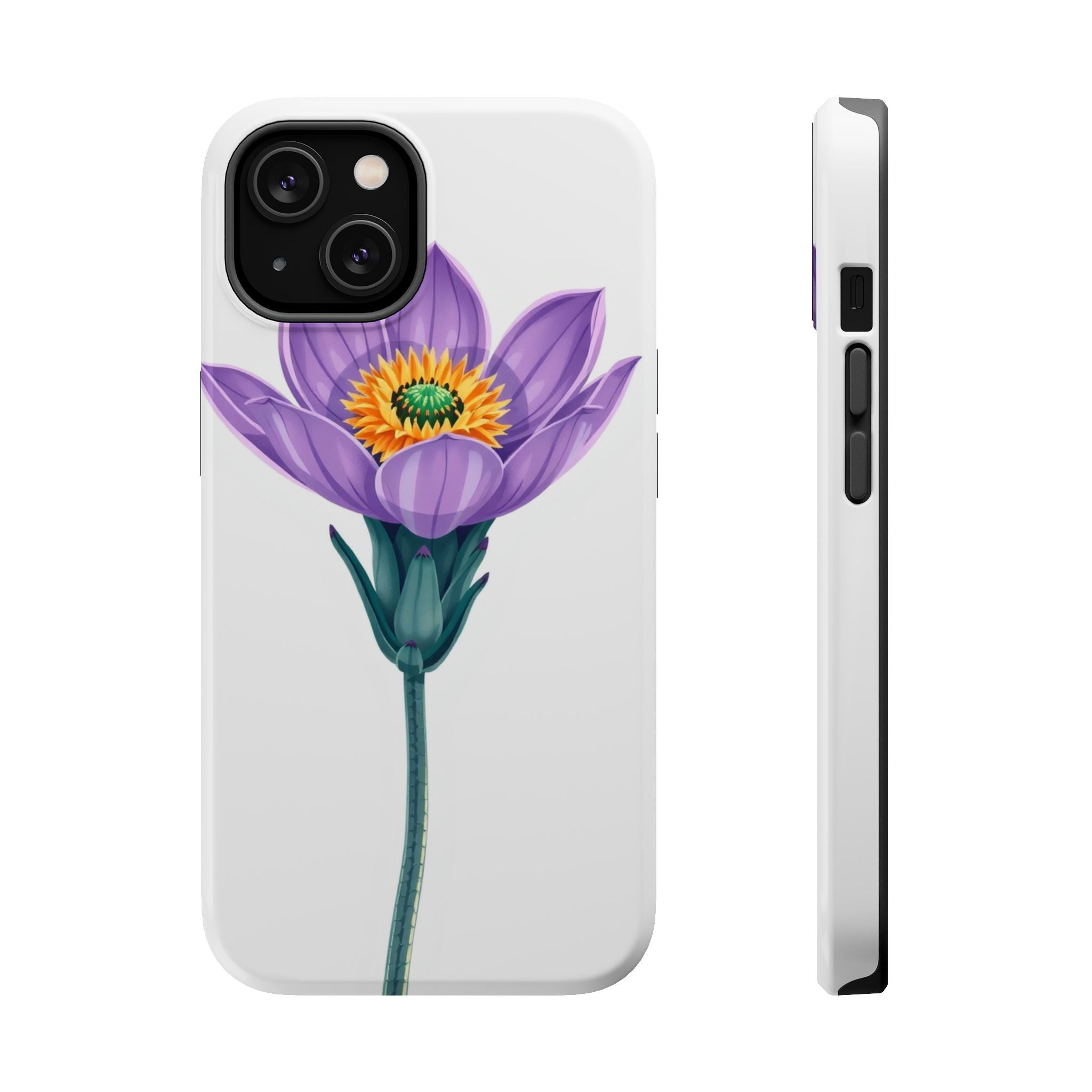 iPhone Indigo And Violet Desert Flower Slim Everyday Designer Case · iPhone Case