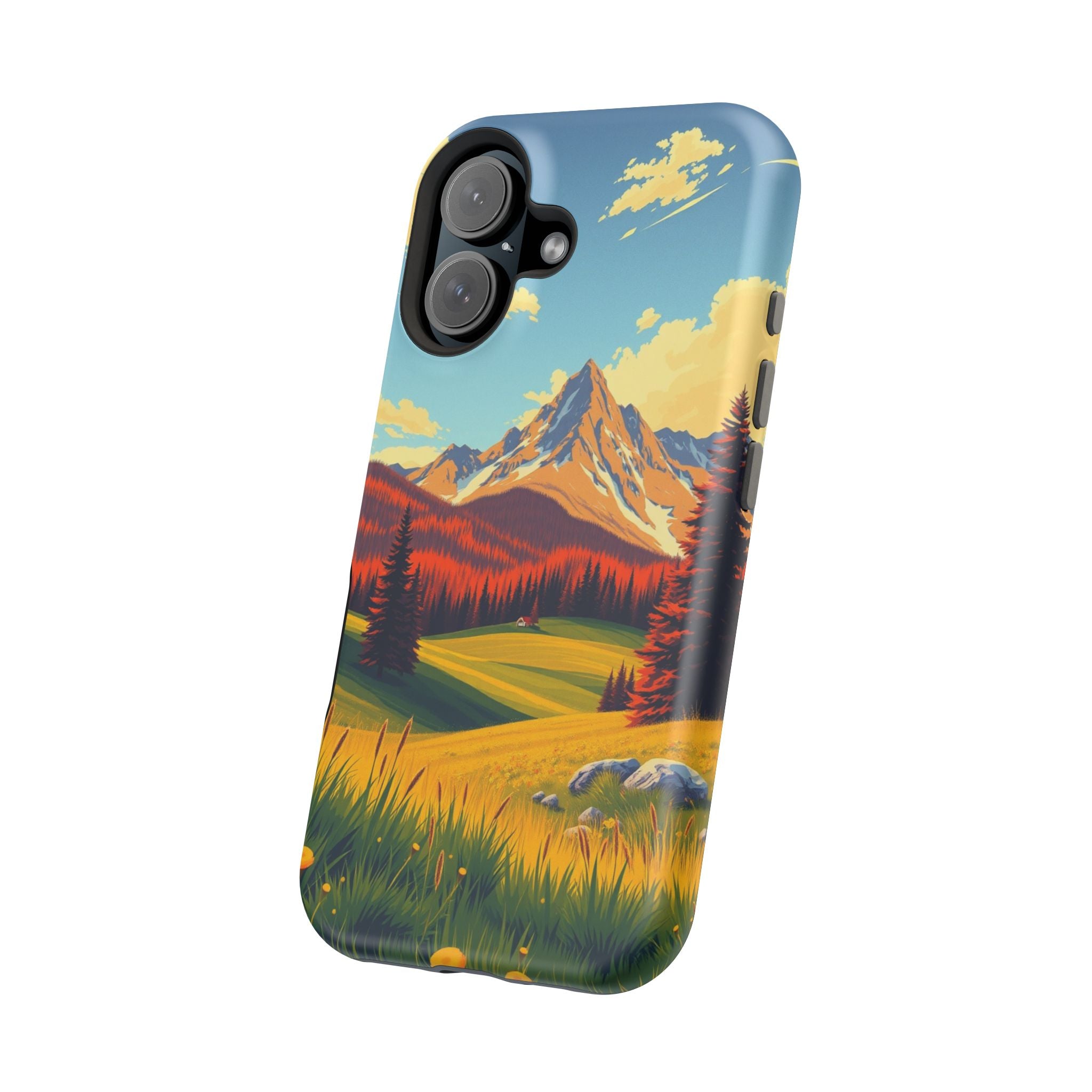 iPhone Radiant Alpine Meadow Design Slim Everyday Designer Case · iPhone Case