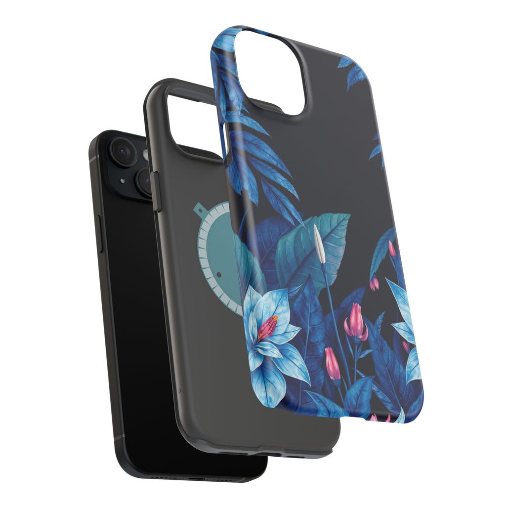 iPhone Serene Jungle Floral Design Clean Minimal Snap Cas Slim Snap Case · iPhon