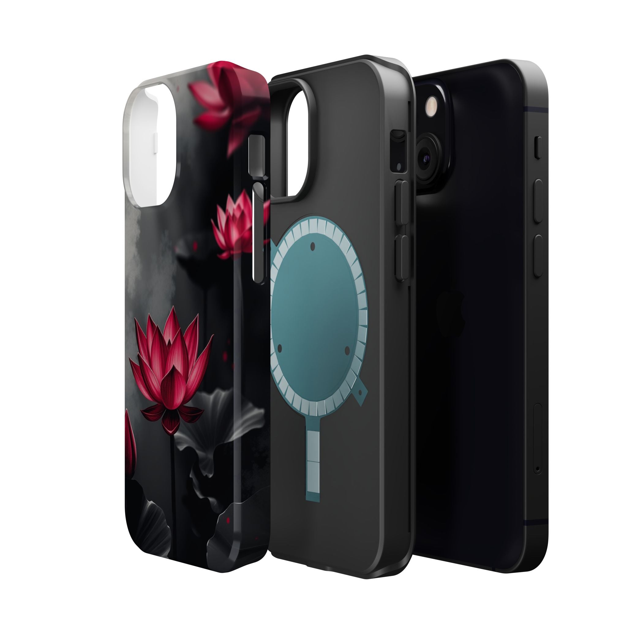 iPhone Lotus Pond Mystic Art 15 Slim Everyday Designer Case · iPhone Case