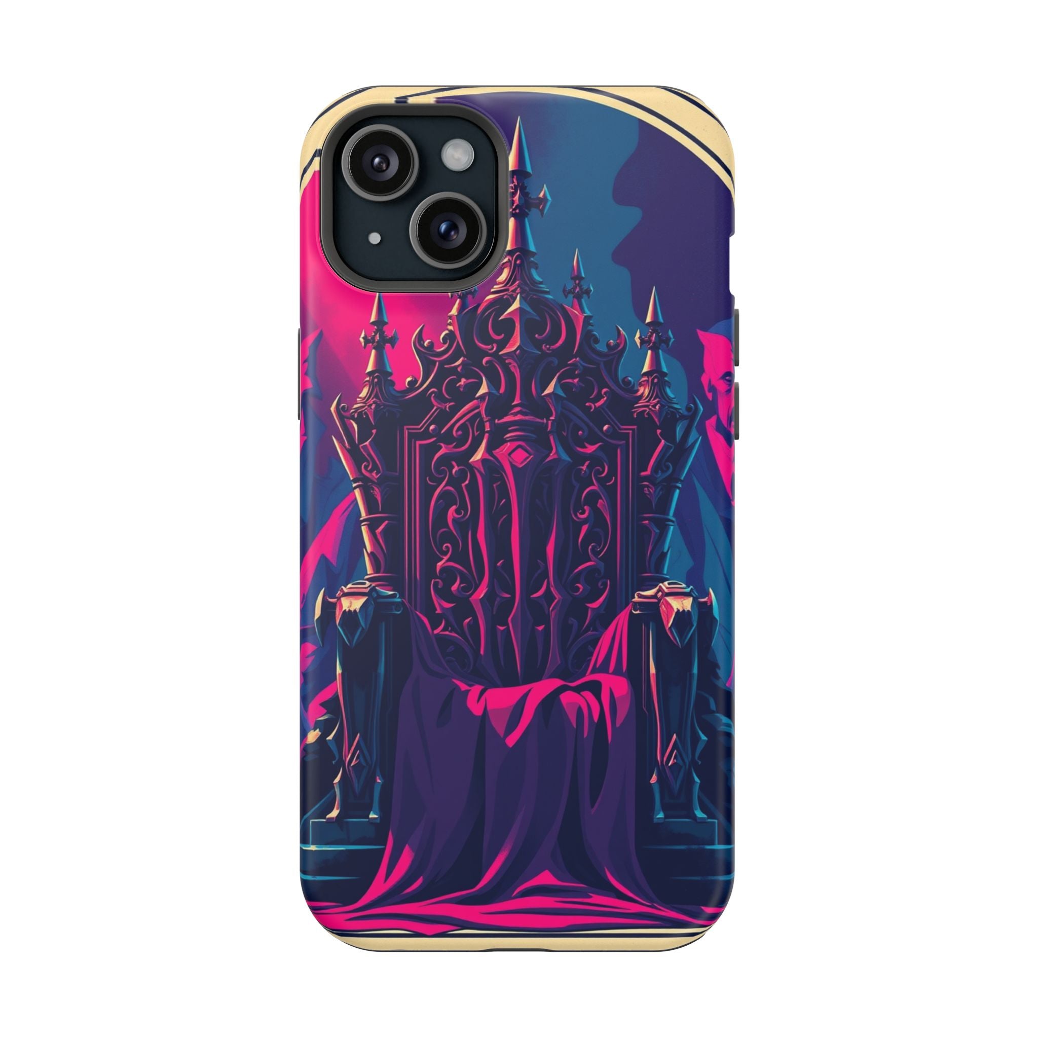 iPhone Lich King Throne Vintage Retro Poster Slim Everyday Designer Case · iPhon