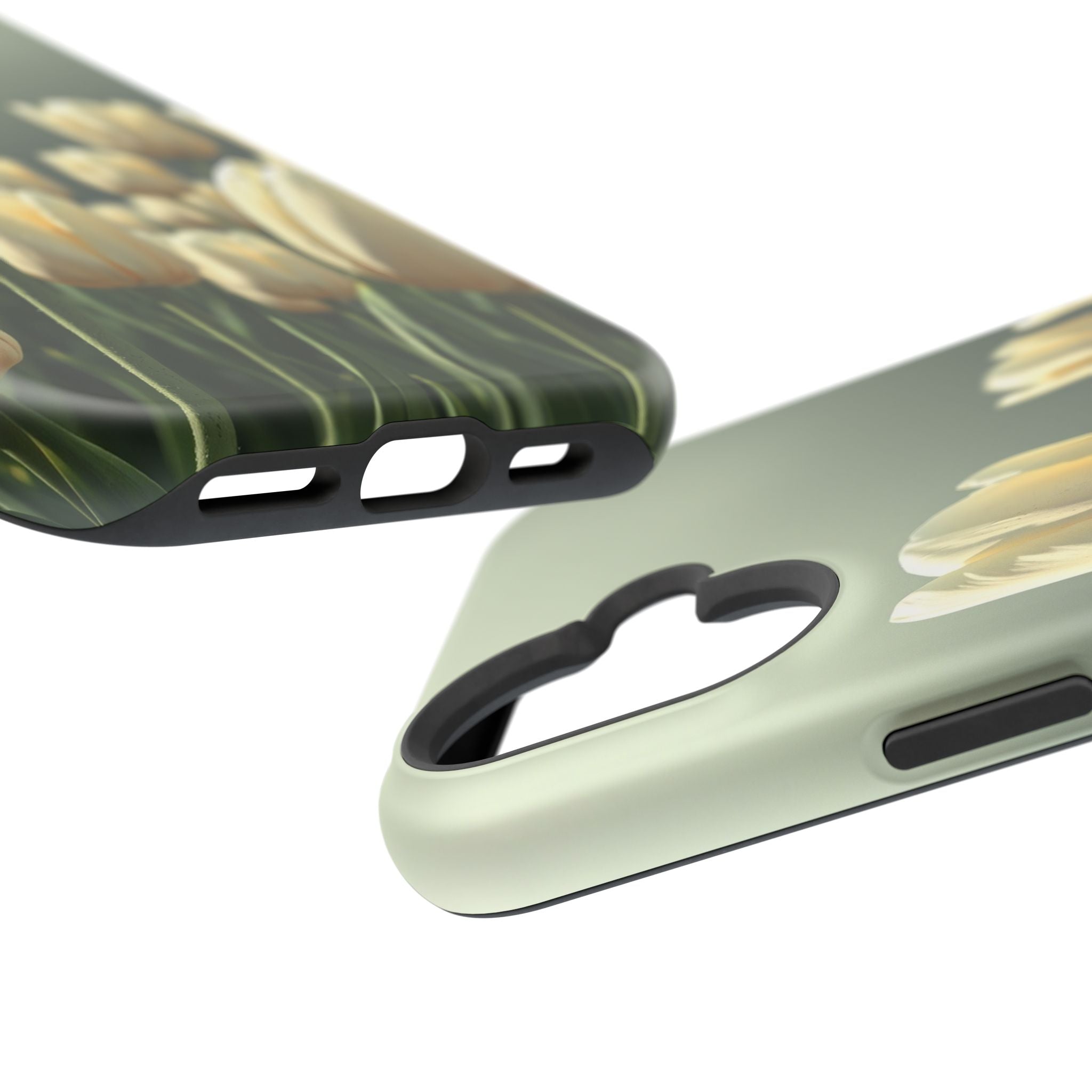 iPhone Tulip Row Serene Design Slim Everyday Designer Case · iPhone Case