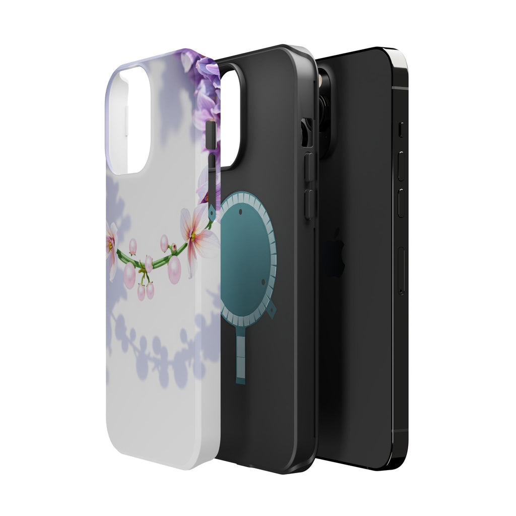 iPhone Vibrant Floral Crown Design Clean Minimal Snap Cas Slim Snap Case · iPhon