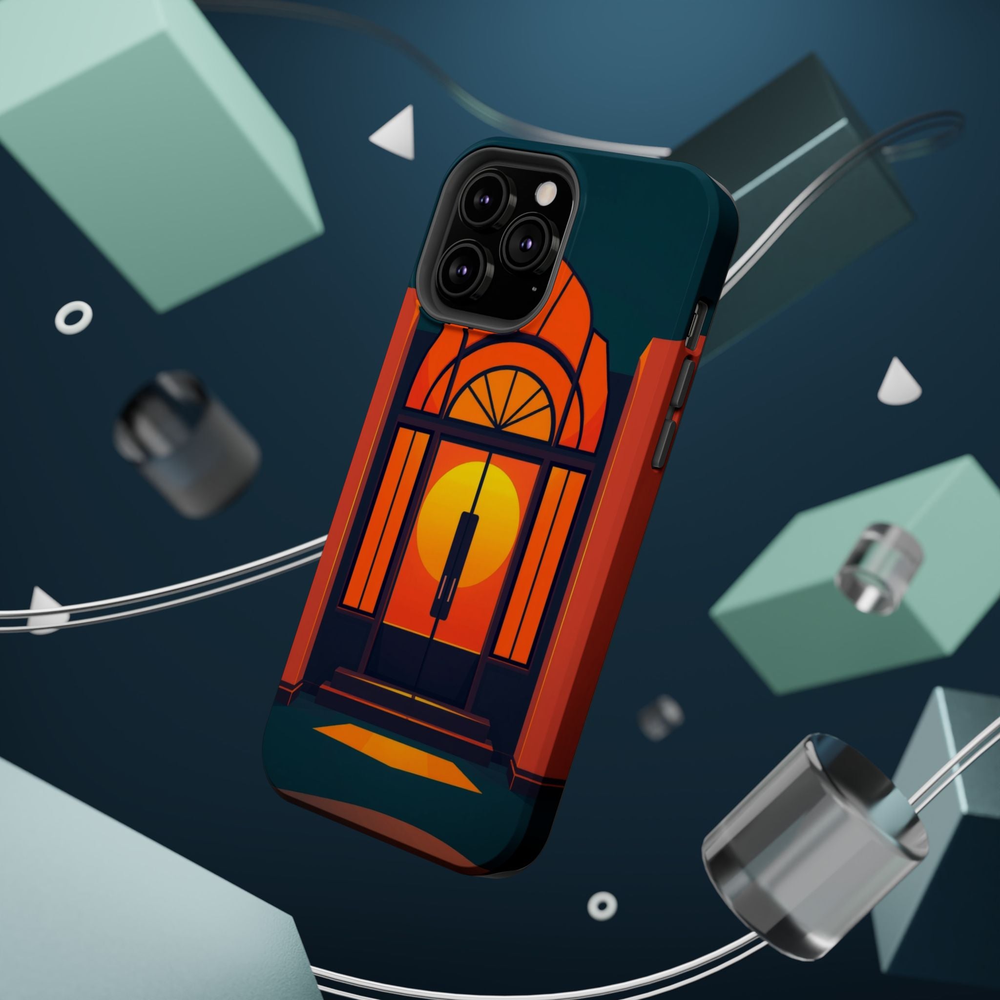 iPhone Art Deco Geometry Enchanted Bold Modern Everyday Snap Case · iPhone Case