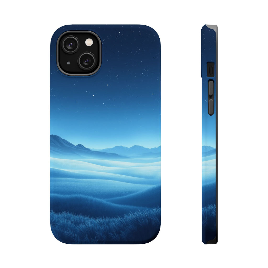 iPhone Midnight Blue And Silver Tundra Expanse Clean iPhone 17 Minimal · iPhone
