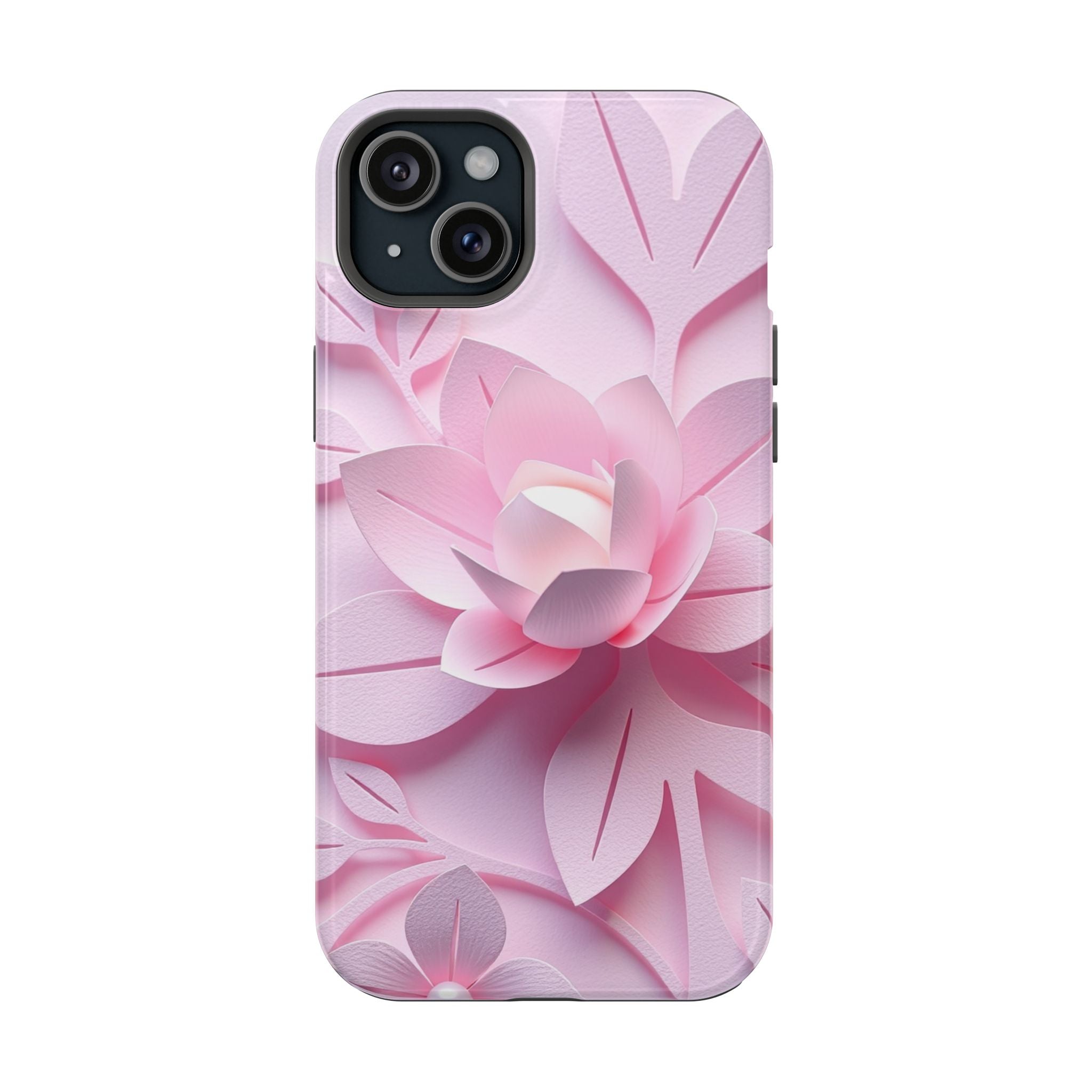 iPhone Floral Geometric Paper Cut Art Slim Everyday Designer Case · iPhone Case