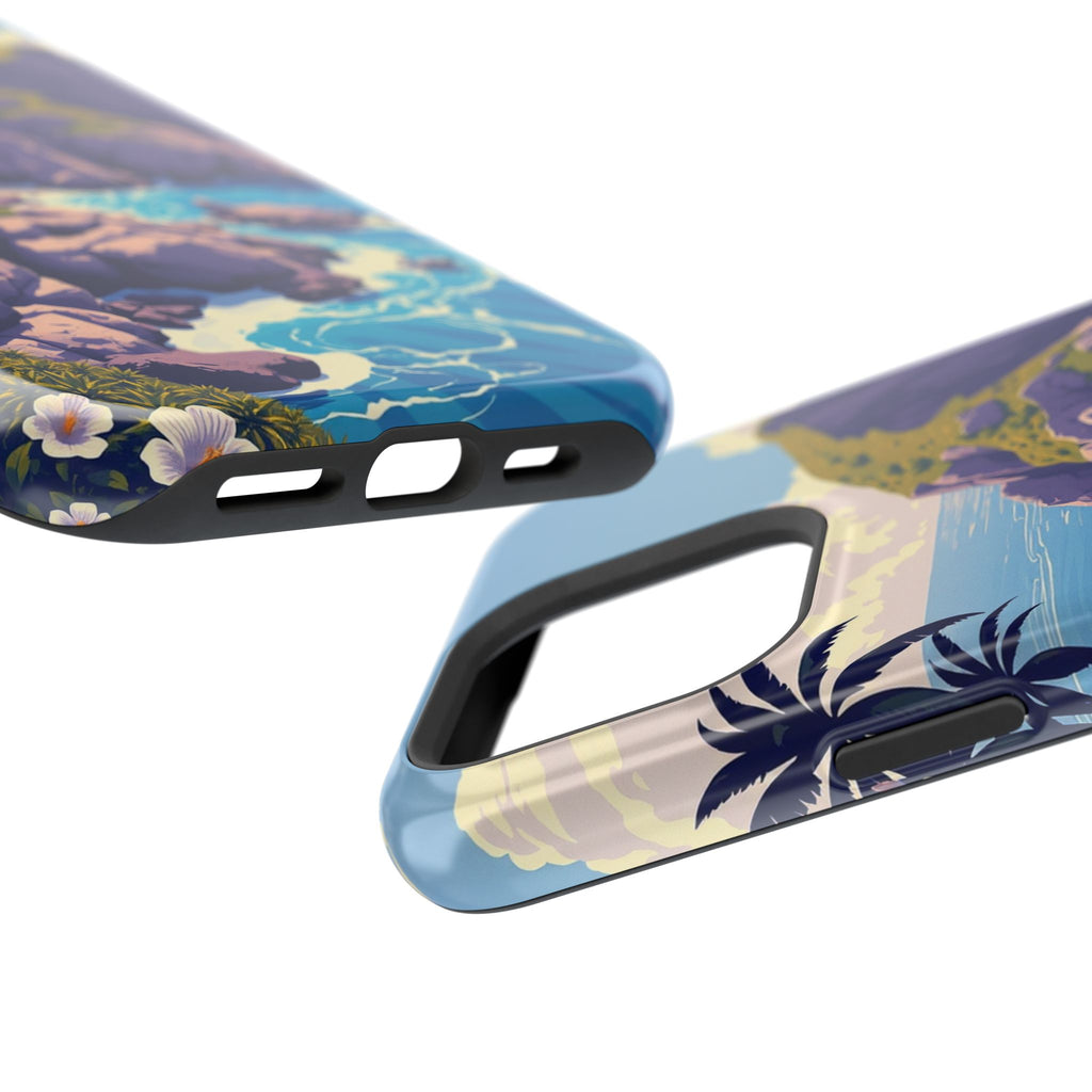 iPhone Vibrant Hibiscus Coast Design Slim Everyday Designer Case · iPhone Case