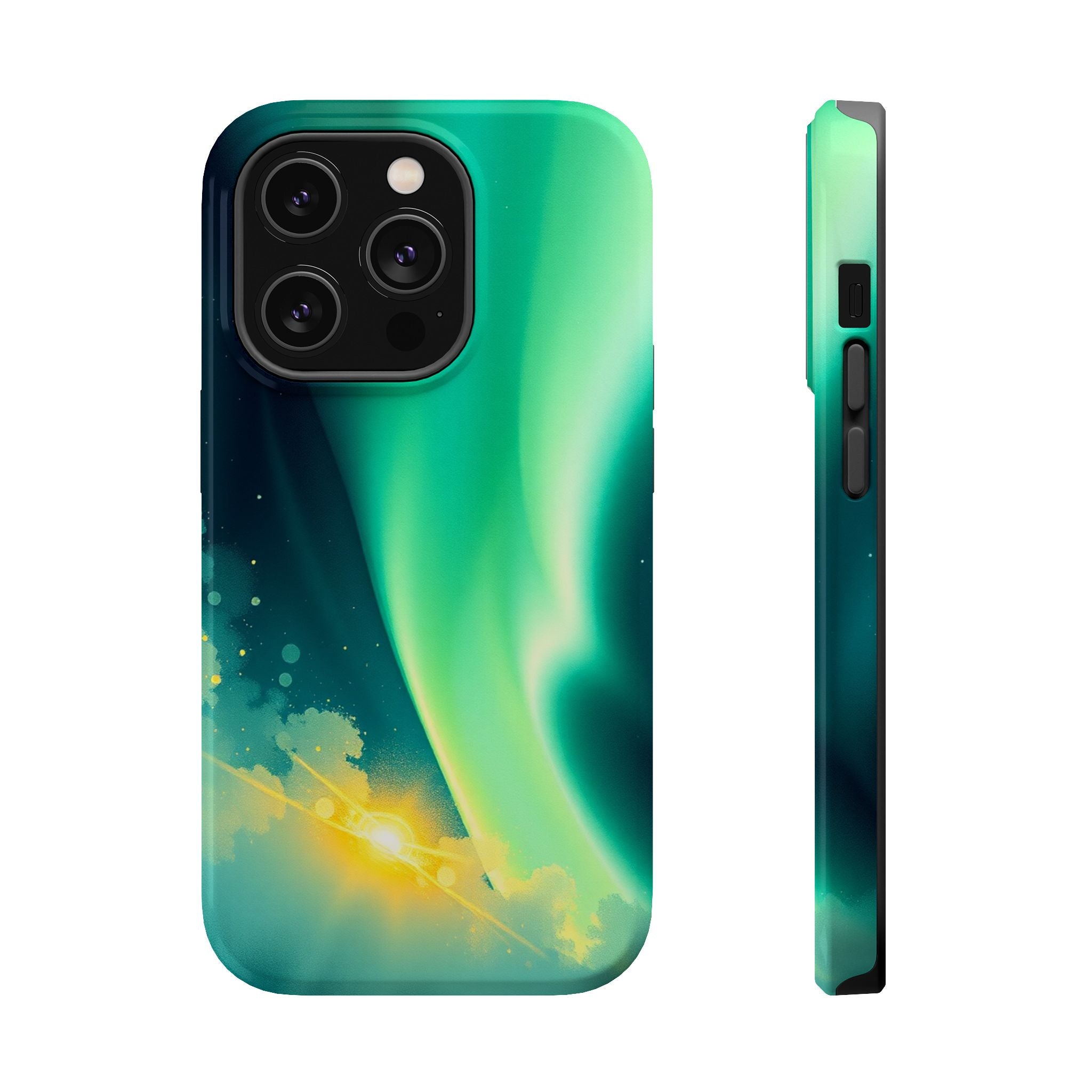 iPhone Serene Aurora Plasma Design Bold Modern Everyday Snap Case · iPhone Case