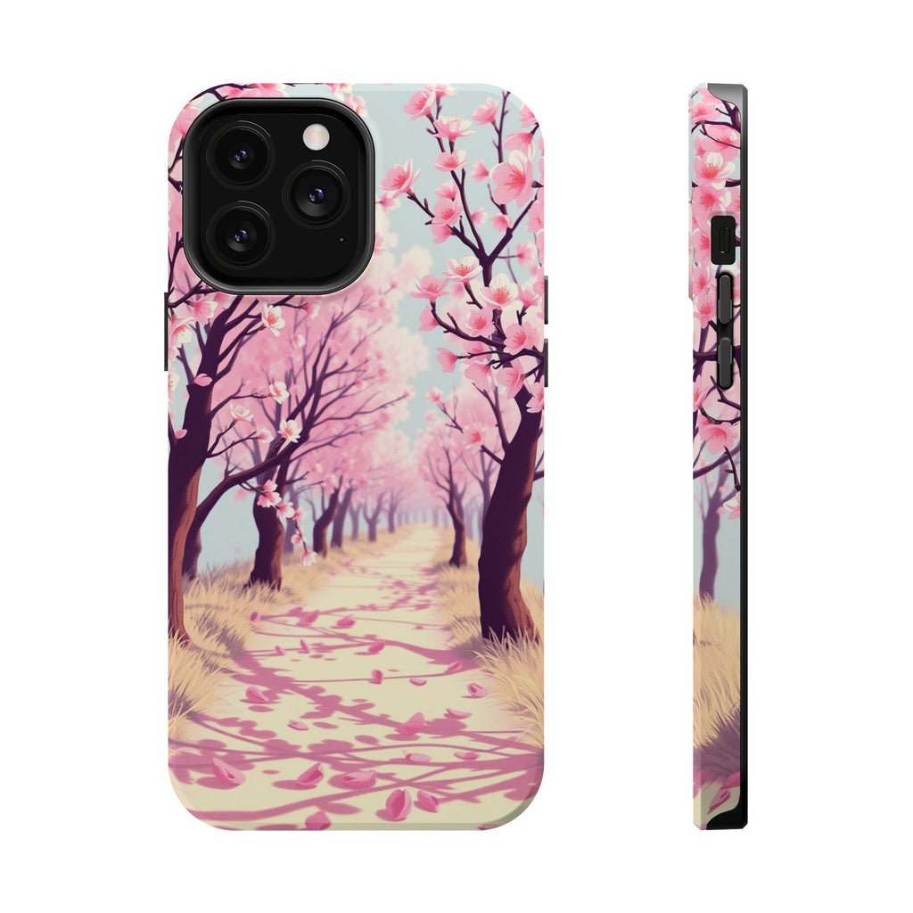 iPhone Rose Pink And Cream Blossom Trail Slim Everyday iPhone Designer · iPhone