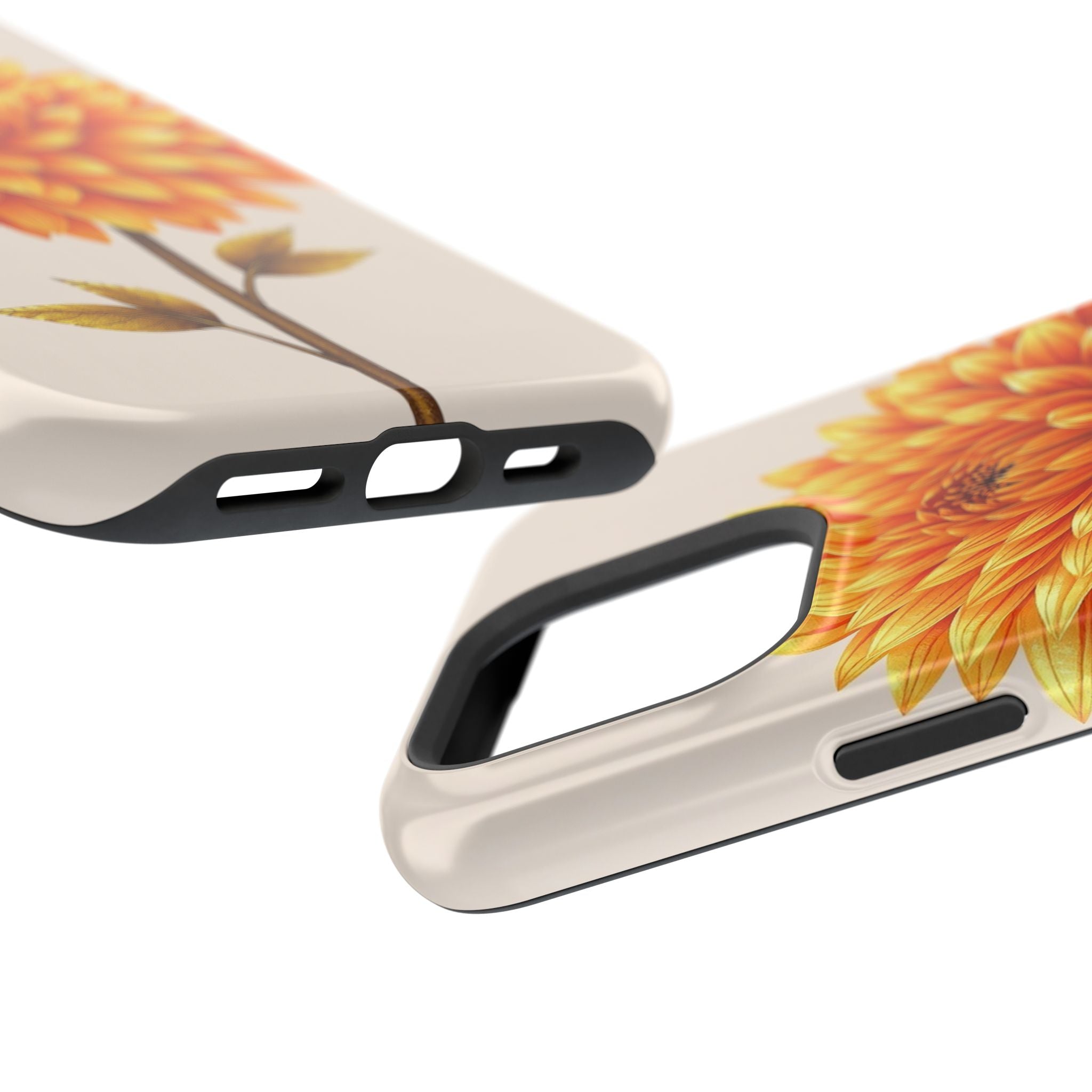 iPhone Chrysanthemum Classic Gold Foil Luxury Slim iPhone Everyday · iPhone Case