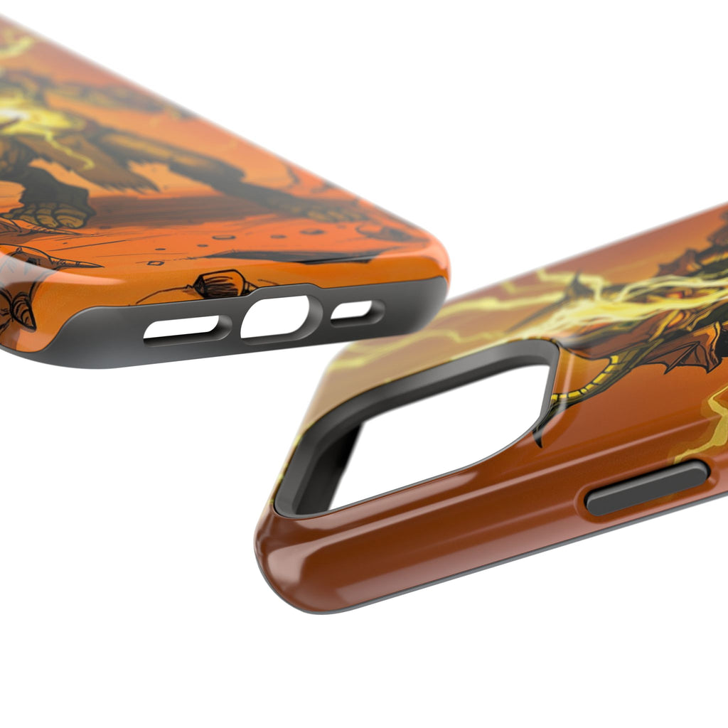 iPhone Burnt Orange And Sand Chaos Goblin Energy Clean Minimal Snap Case · iPhon