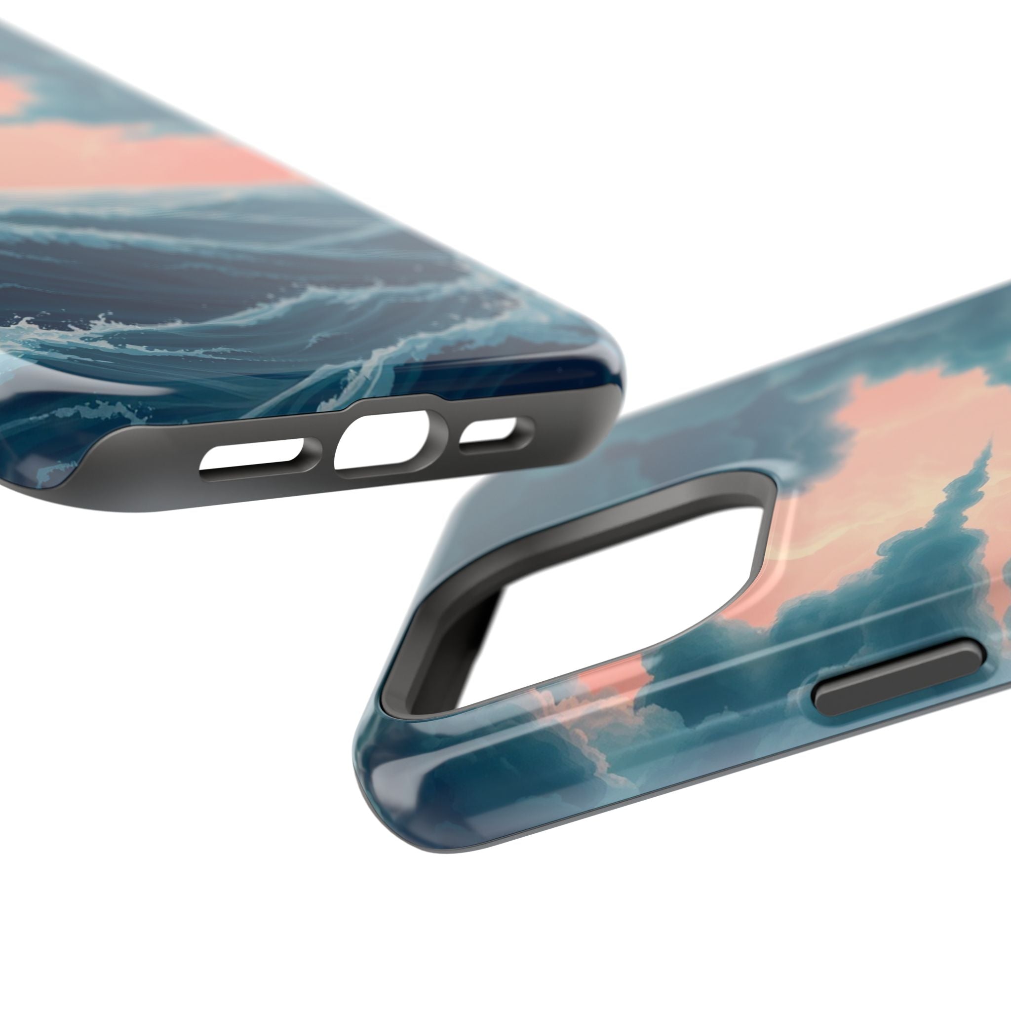 iPhone Storm at Sea 3D Digital Slim Everyday Designer Case · iPhone Case