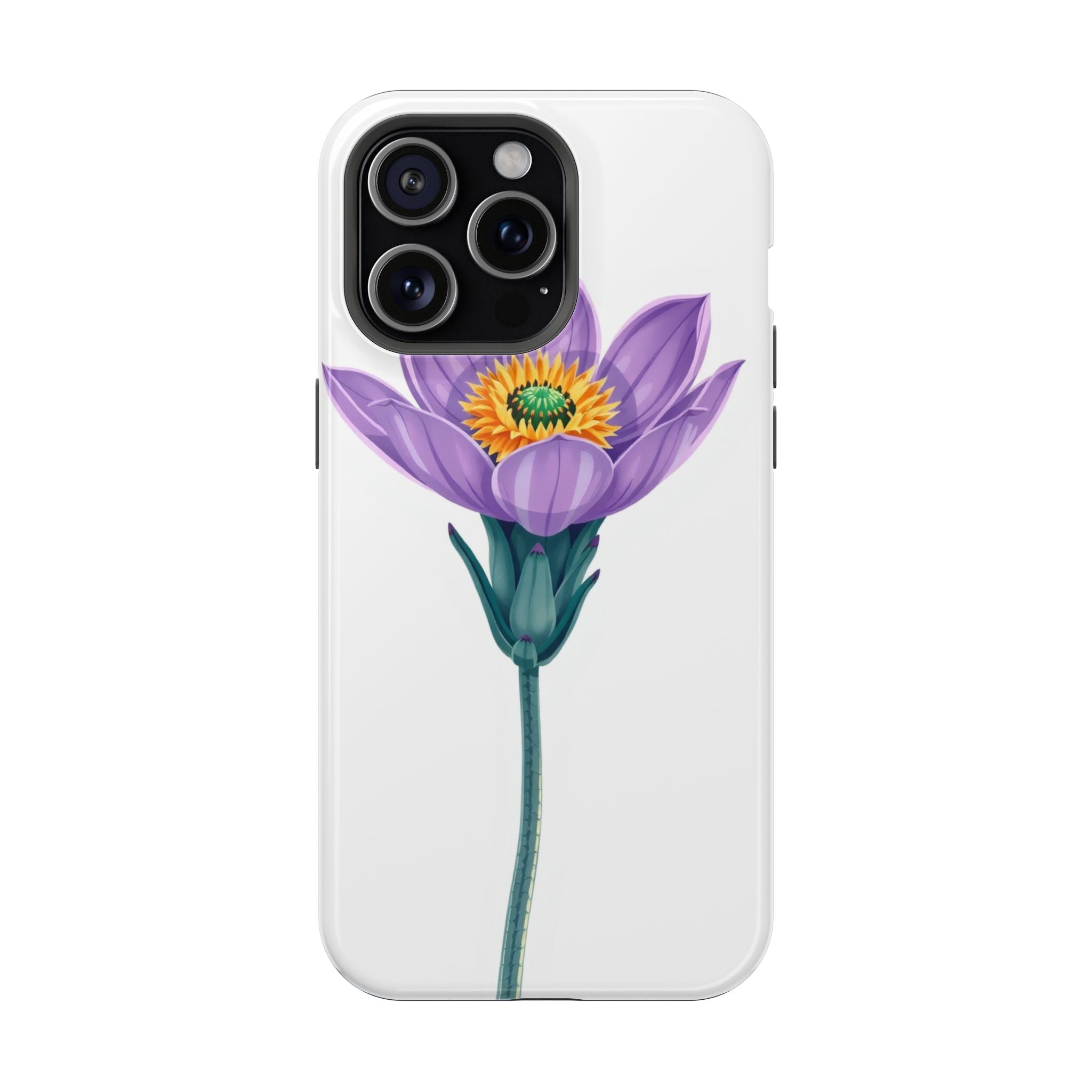 iPhone Indigo And Violet Desert Flower Slim Everyday Designer Case · iPhone Case