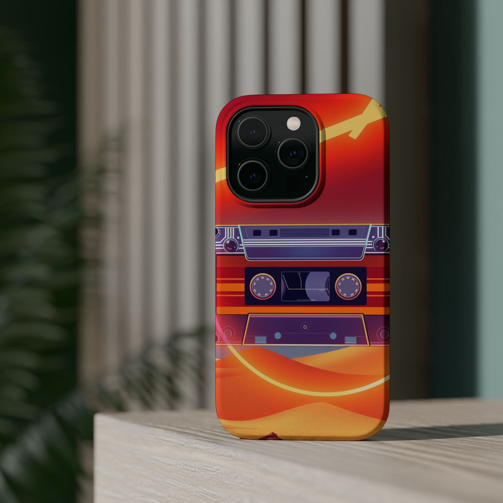 iPhone Cassette Tape Rewind Bold Art Slim Everyday Designer Case · iPhone Case