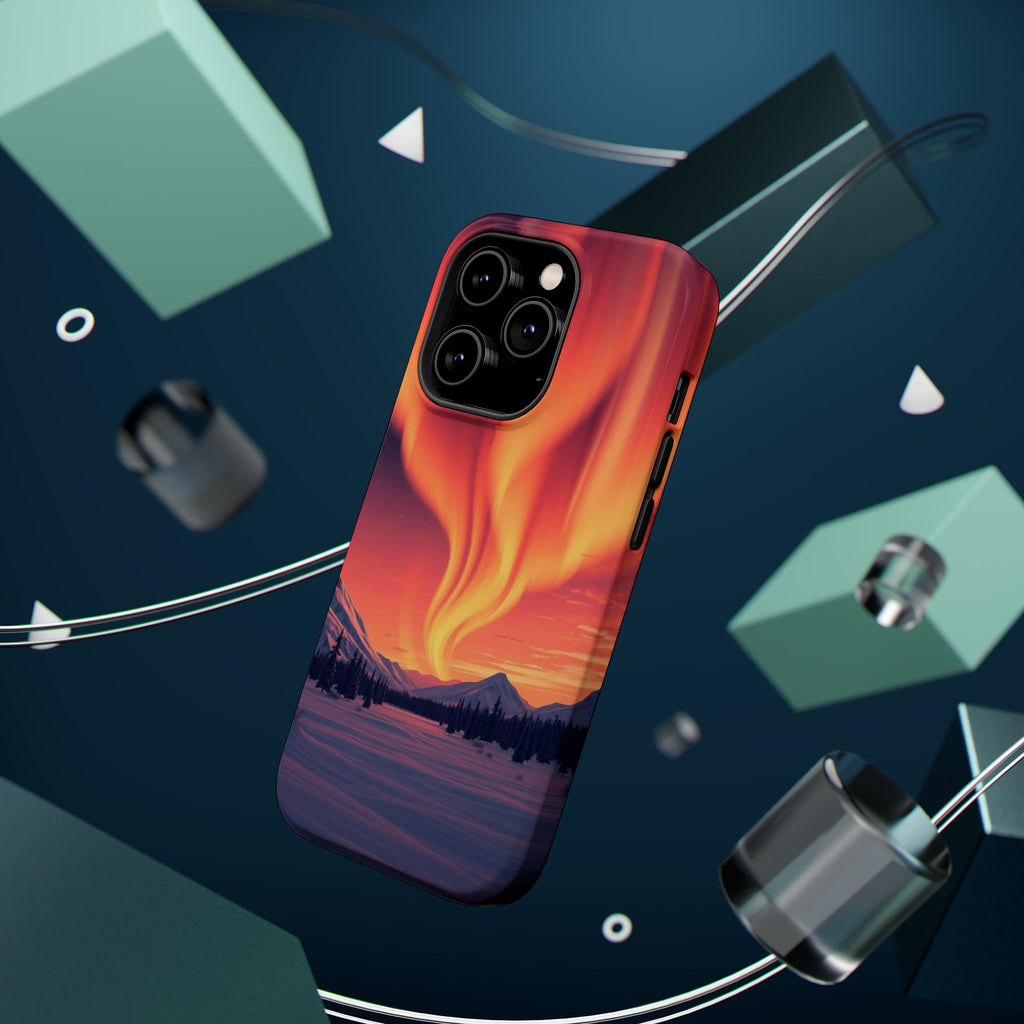 iPhone Sunset Amber And Peach Northern Lights Slim iPhone Everyday · iPhone Case
