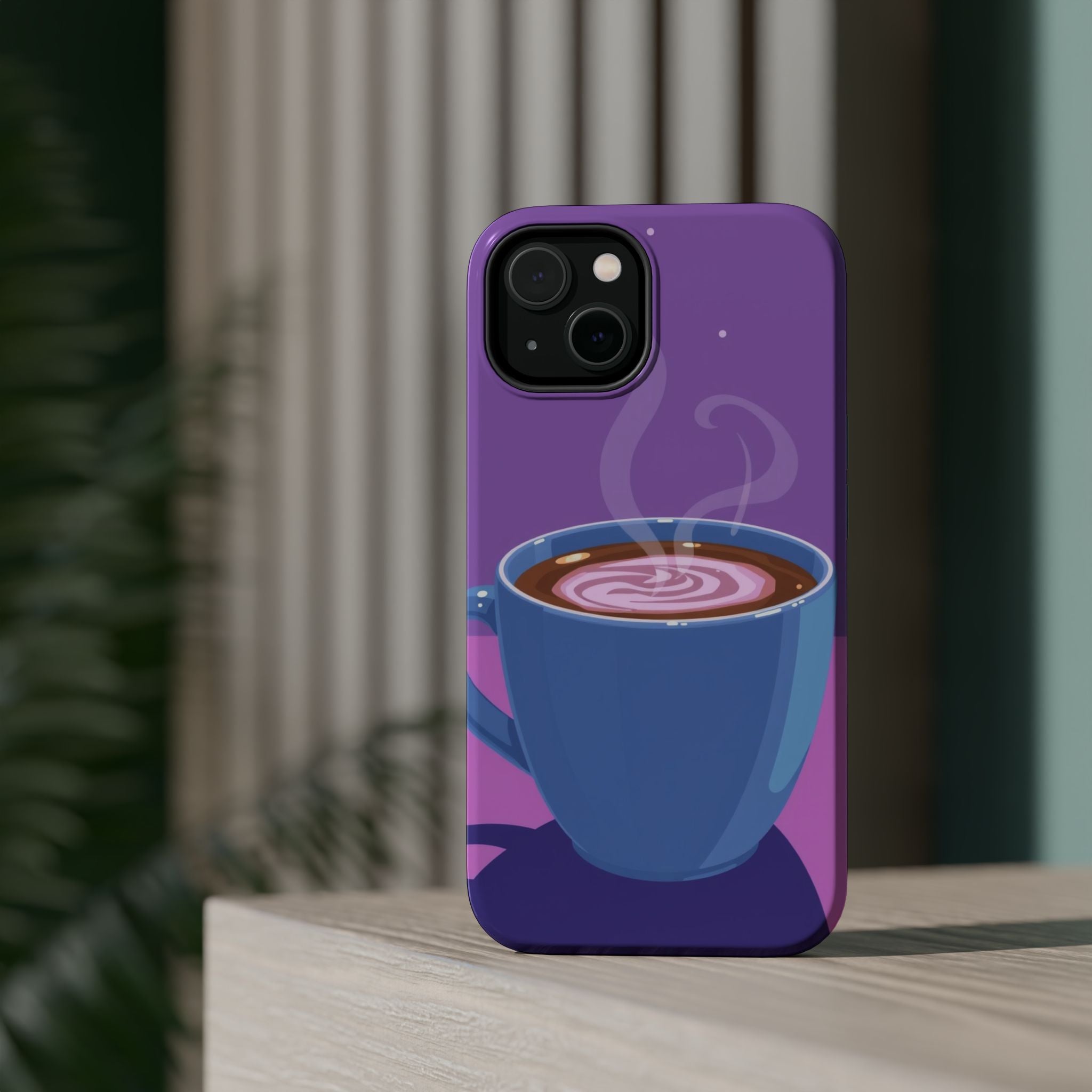 iPhone Emotional Support Coffee Pixel Art -Bit Soft Finish Everyday Case · iPhon