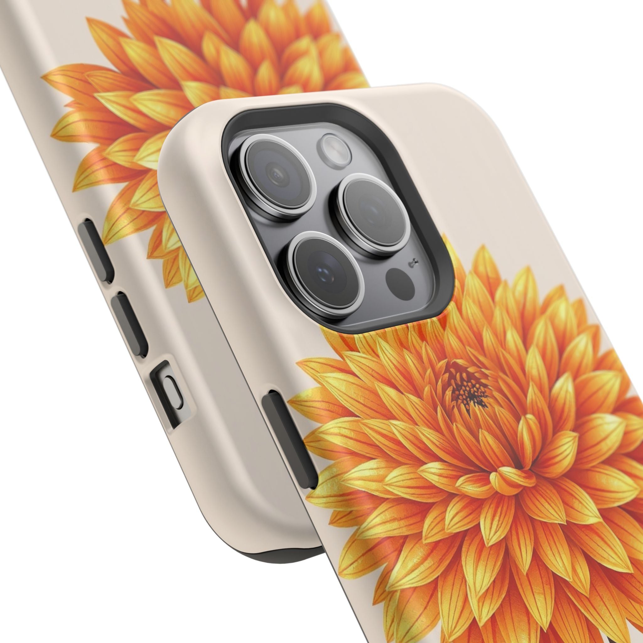 iPhone Chrysanthemum Classic Gold Foil Luxury Slim iPhone Everyday · iPhone Case