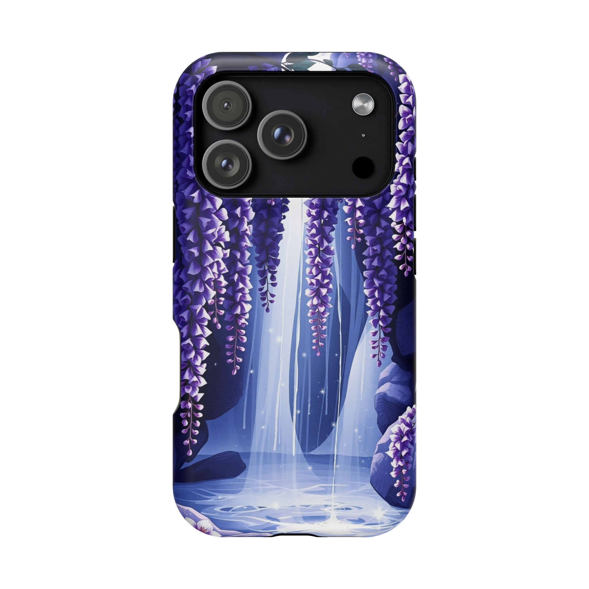 iPhone Wisteria Cascade Serene Design Slim Snap Case Ga · iPhone Case
