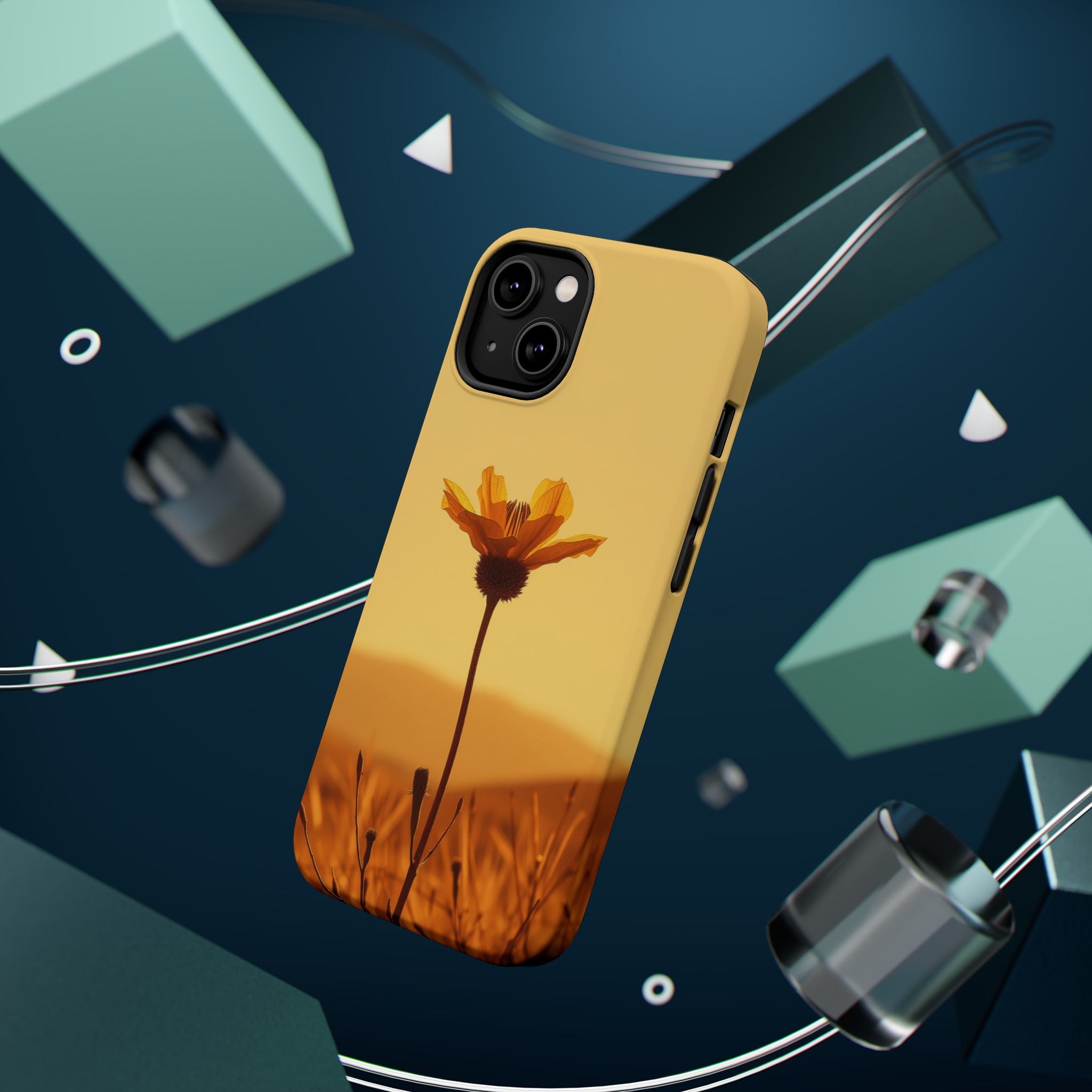 iPhone Desert Flower Cinematic Art Bold Modern Everyday Snap Case · iPhone Case