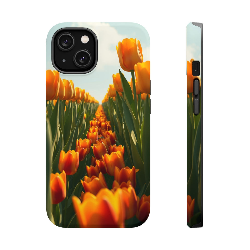 iPhone Tulip Row Radiant Design Slim Everyday Designer Case · iPhone Case