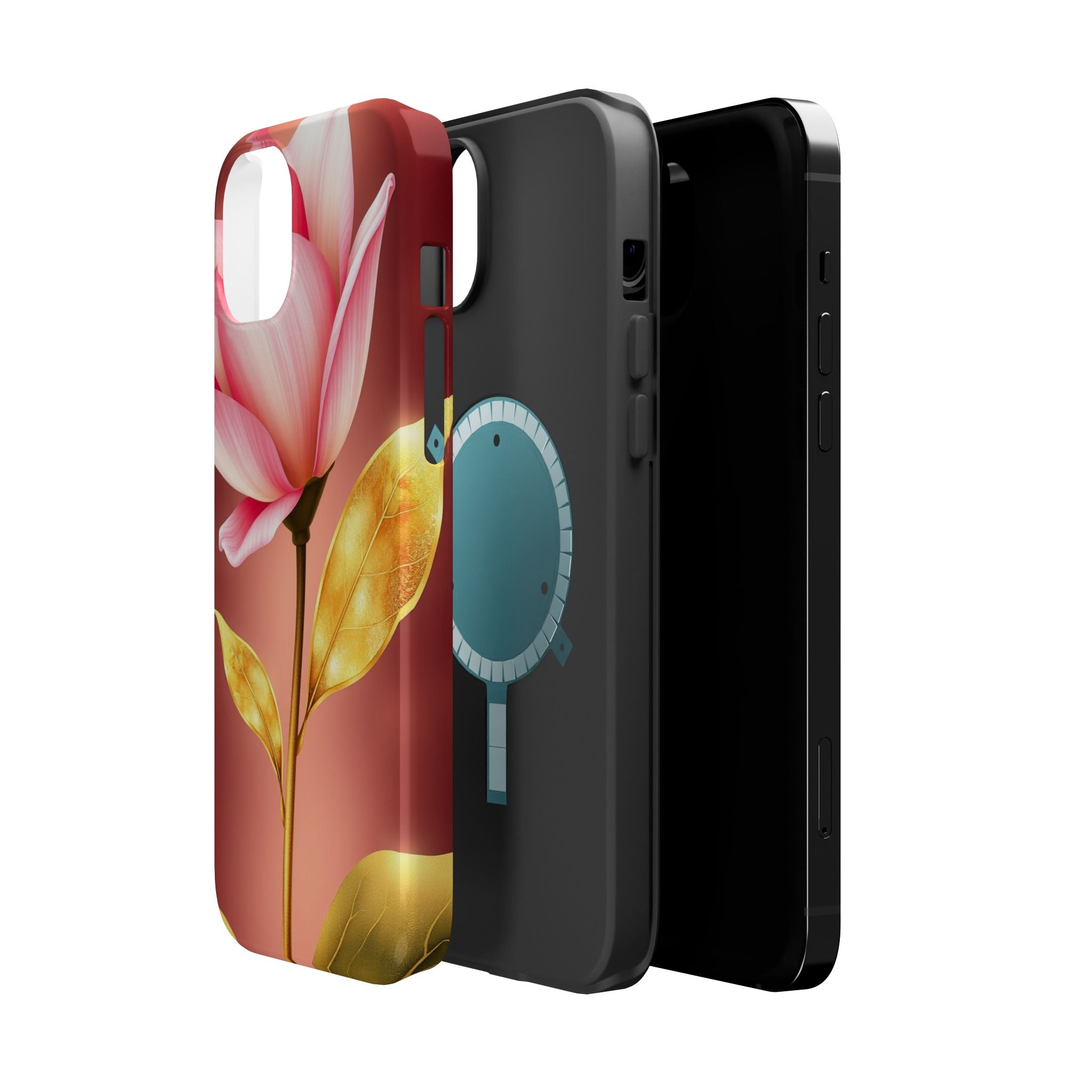 iPhone Dreamy Bloom and Leaf Design 14 Slim Everyday Designer Case · iPhone Case