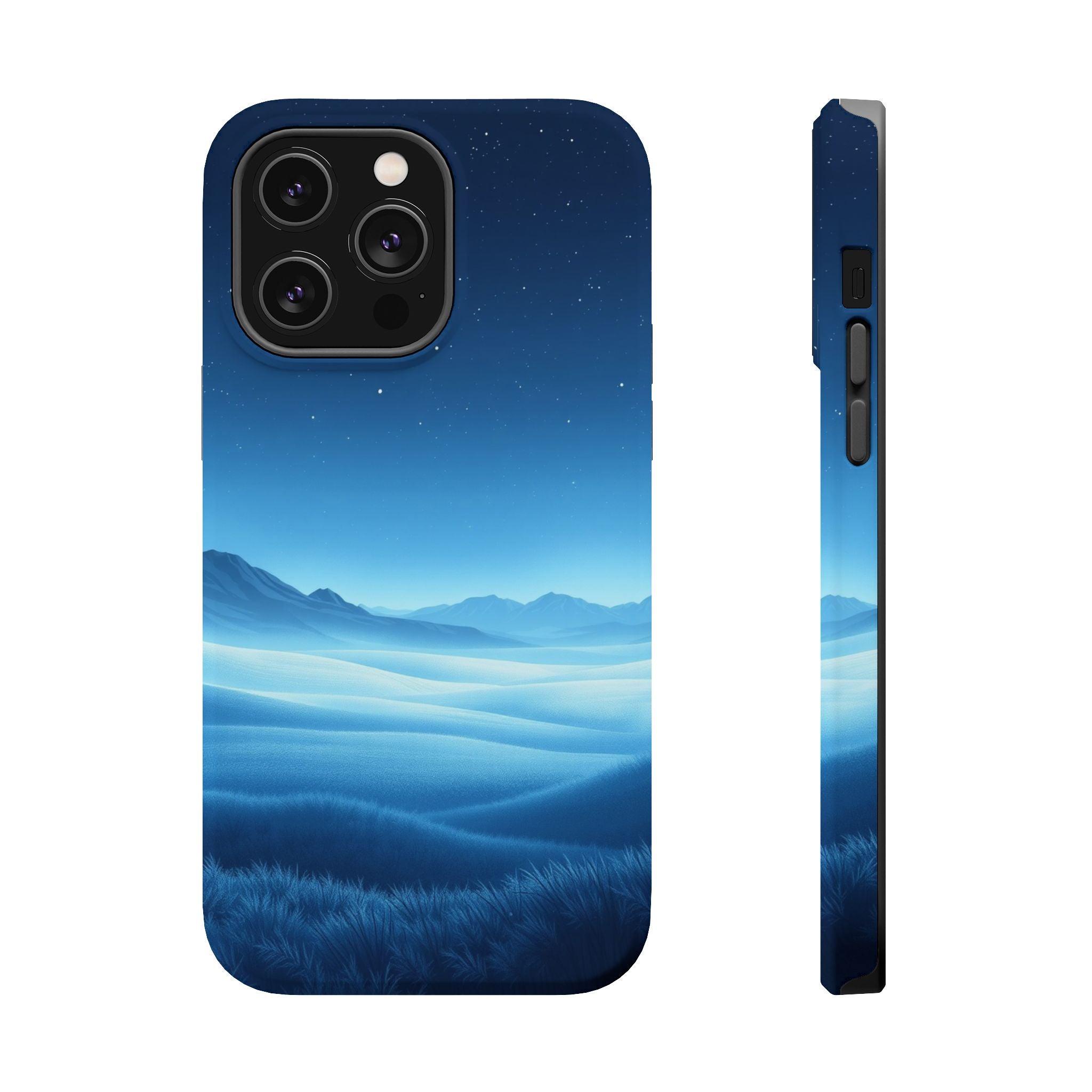 iPhone Midnight Blue And Silver Tundra Expanse Clean iPhone 17 Minimal · iPhone