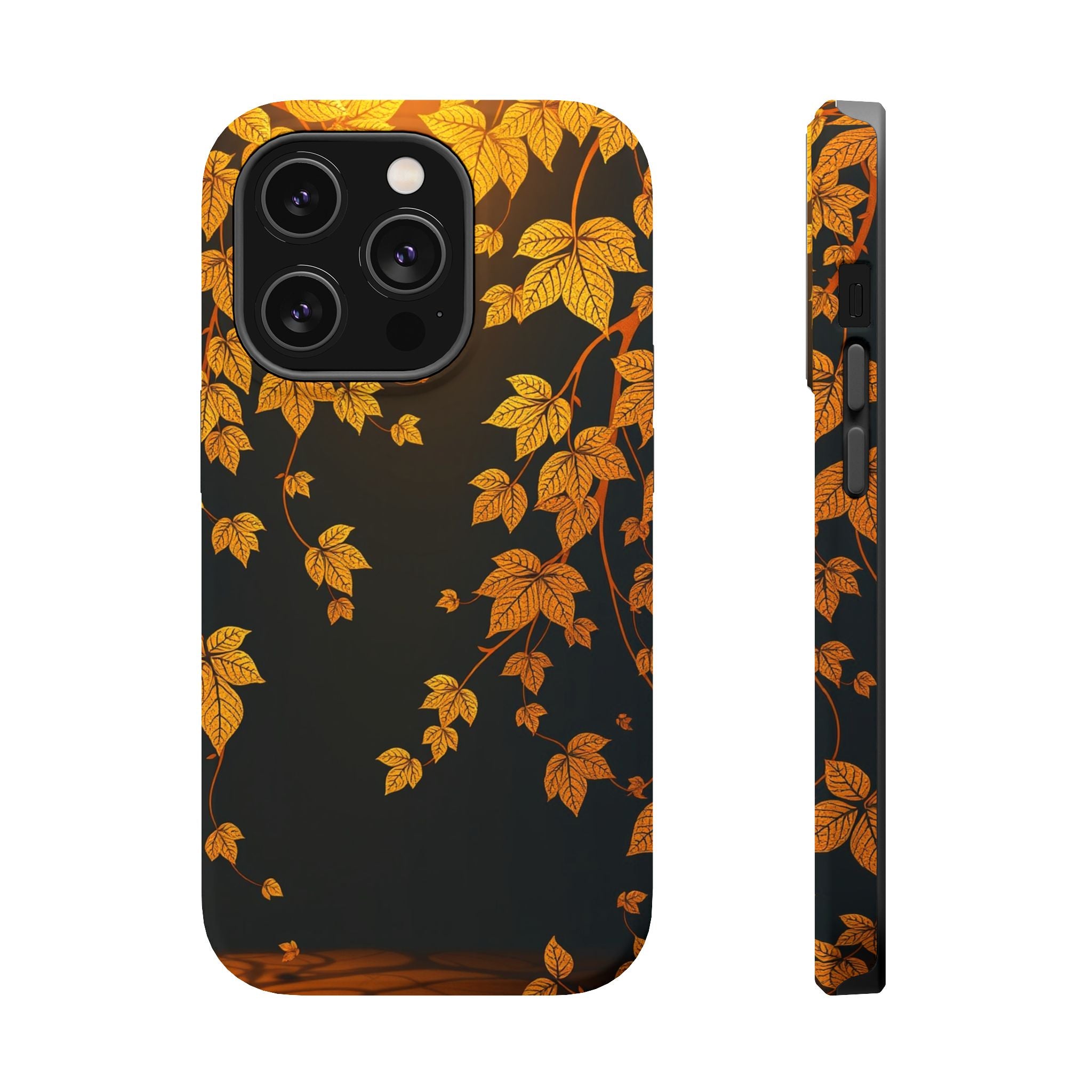 iPhone Mustard And Rust Art Nouveau Vine Slim Everyday iPhone 14 · iPhone Case