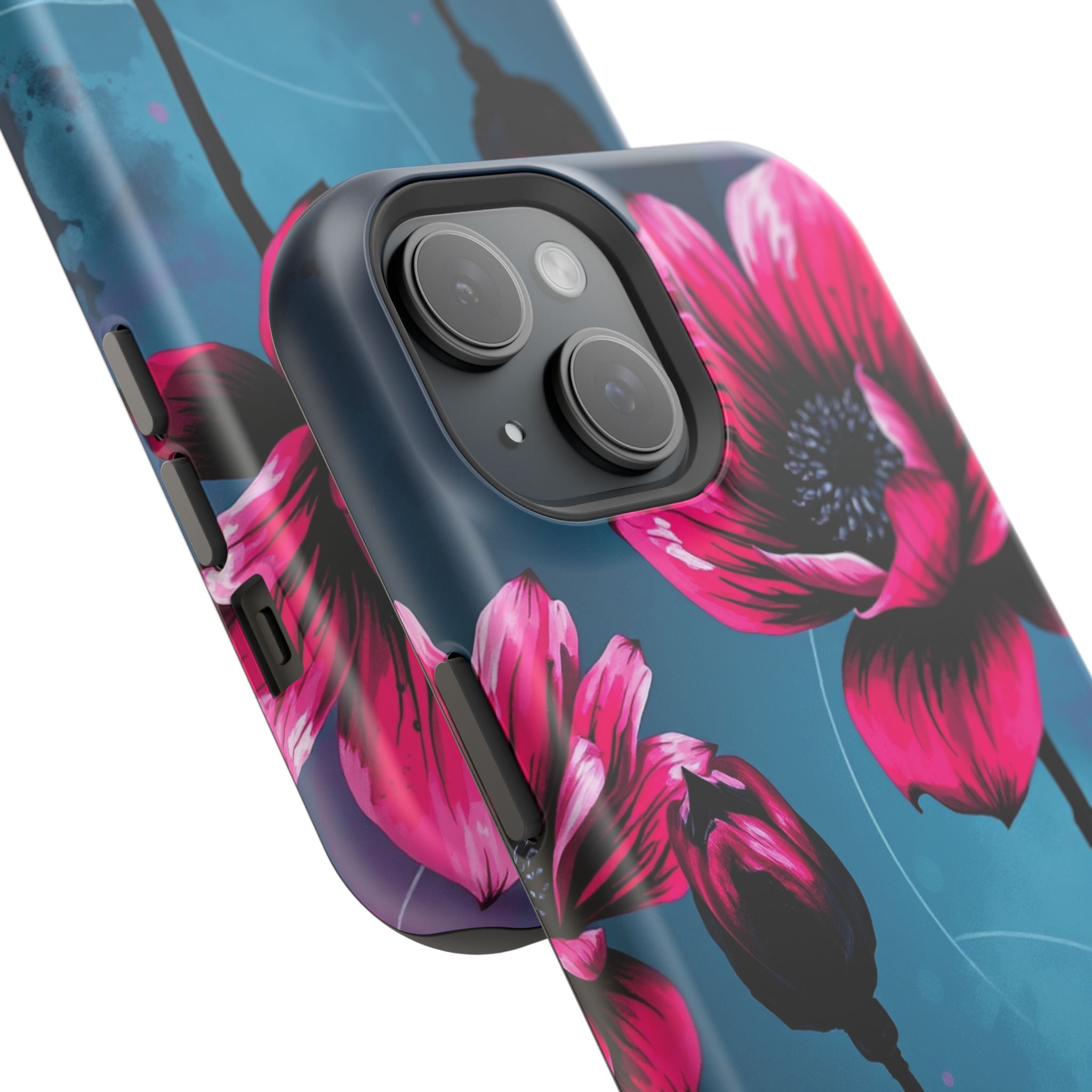 iPhone Floral Ink Wash Bold Art Slim Everyday Designer Case · iPhone Case