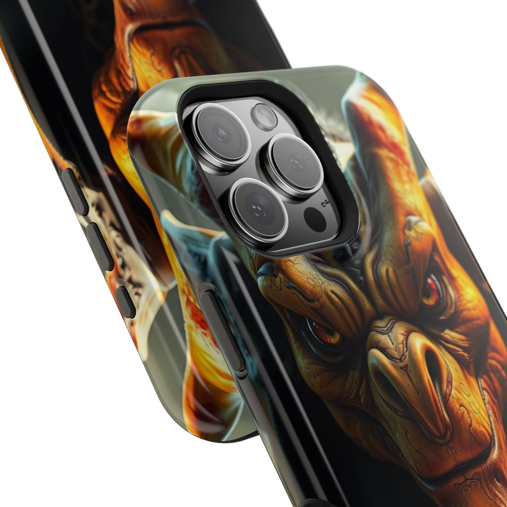 iPhone Mustard And Rust Goblin Mode Activated Slim Everyday Designer Case · iPho