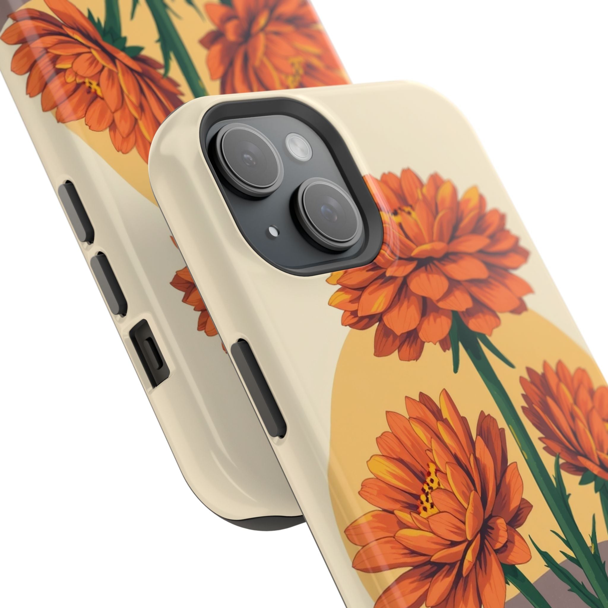 iPhone Ranunculus Stack Bold Art Bold Modern Everyday Snap Case · iPhone Case