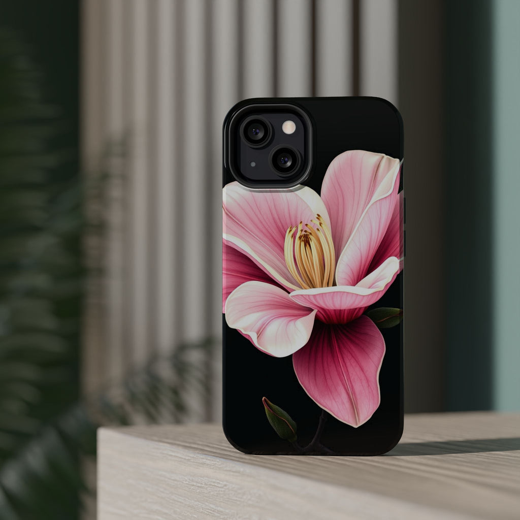 iPhone Magnolia Dream Dark Gothic Ink Slim Everyday Designer Case · iPhone Case