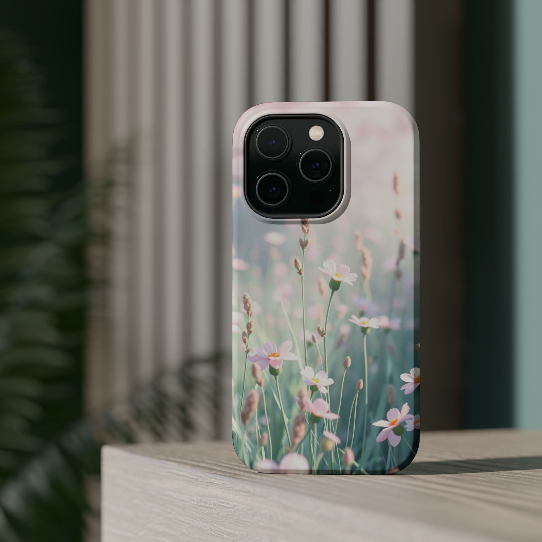 iPhone Spring Meadow Pastel Kawaii Bold Modern Everyday Snap Case · iPhone Case
