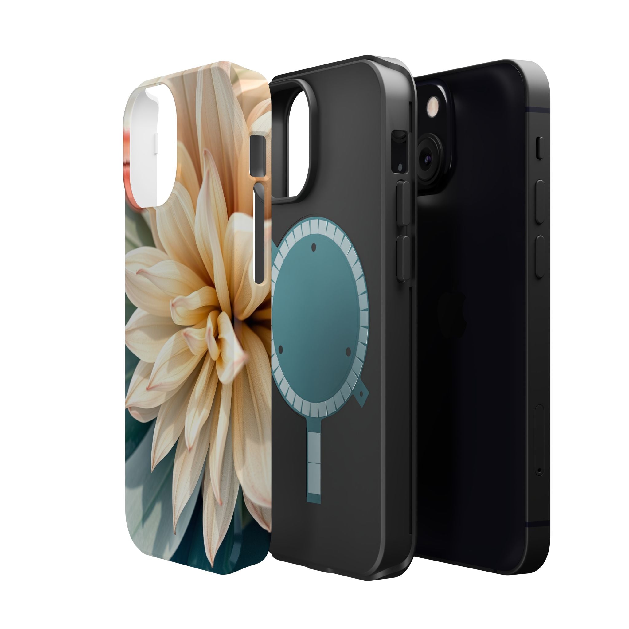 iPhone Neon Floral Radiant Design Clean Minimal Snap Case · iPhone Case