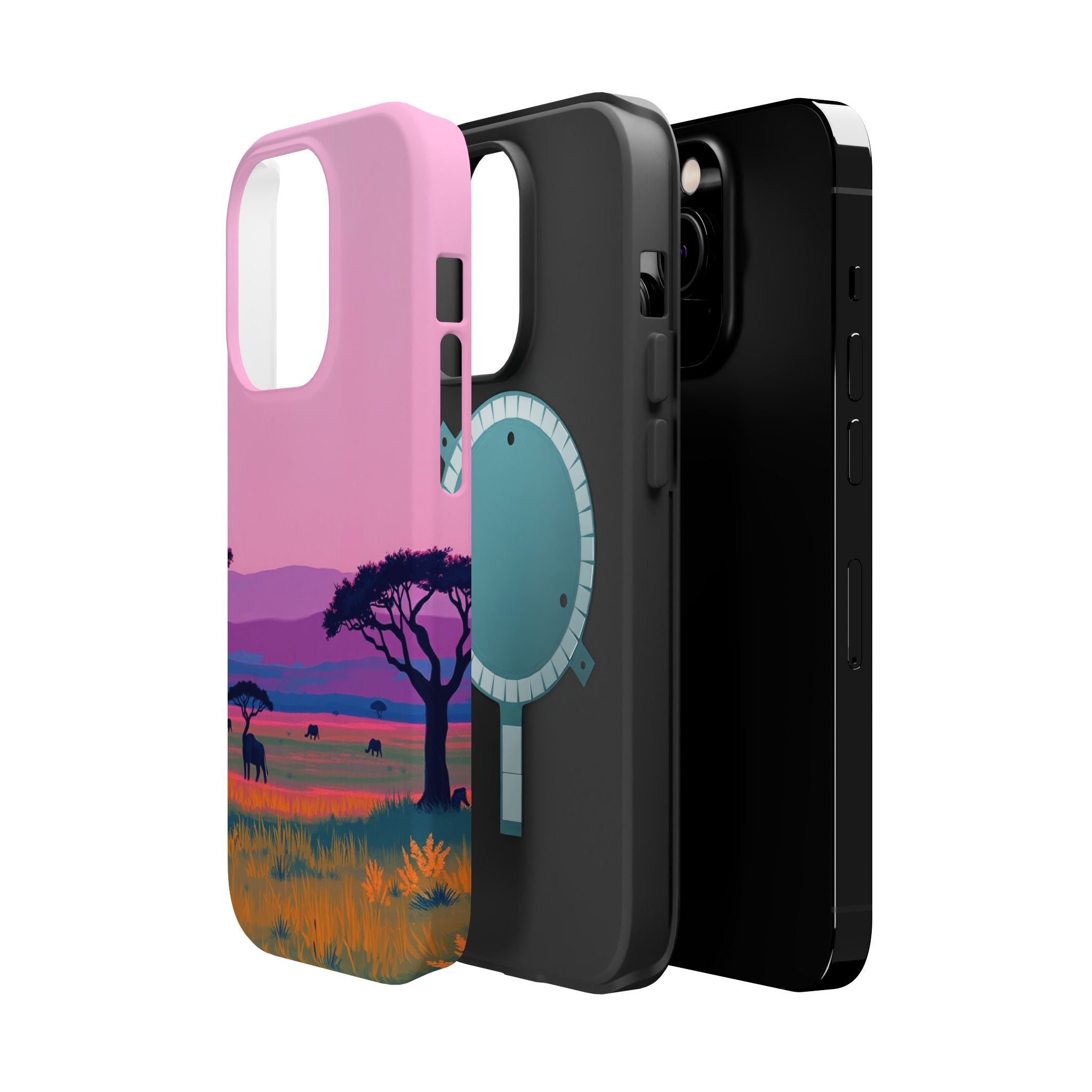 iPhone Savanna Horizon Electric Art Slim Everyday Designer Case · iPhone Case