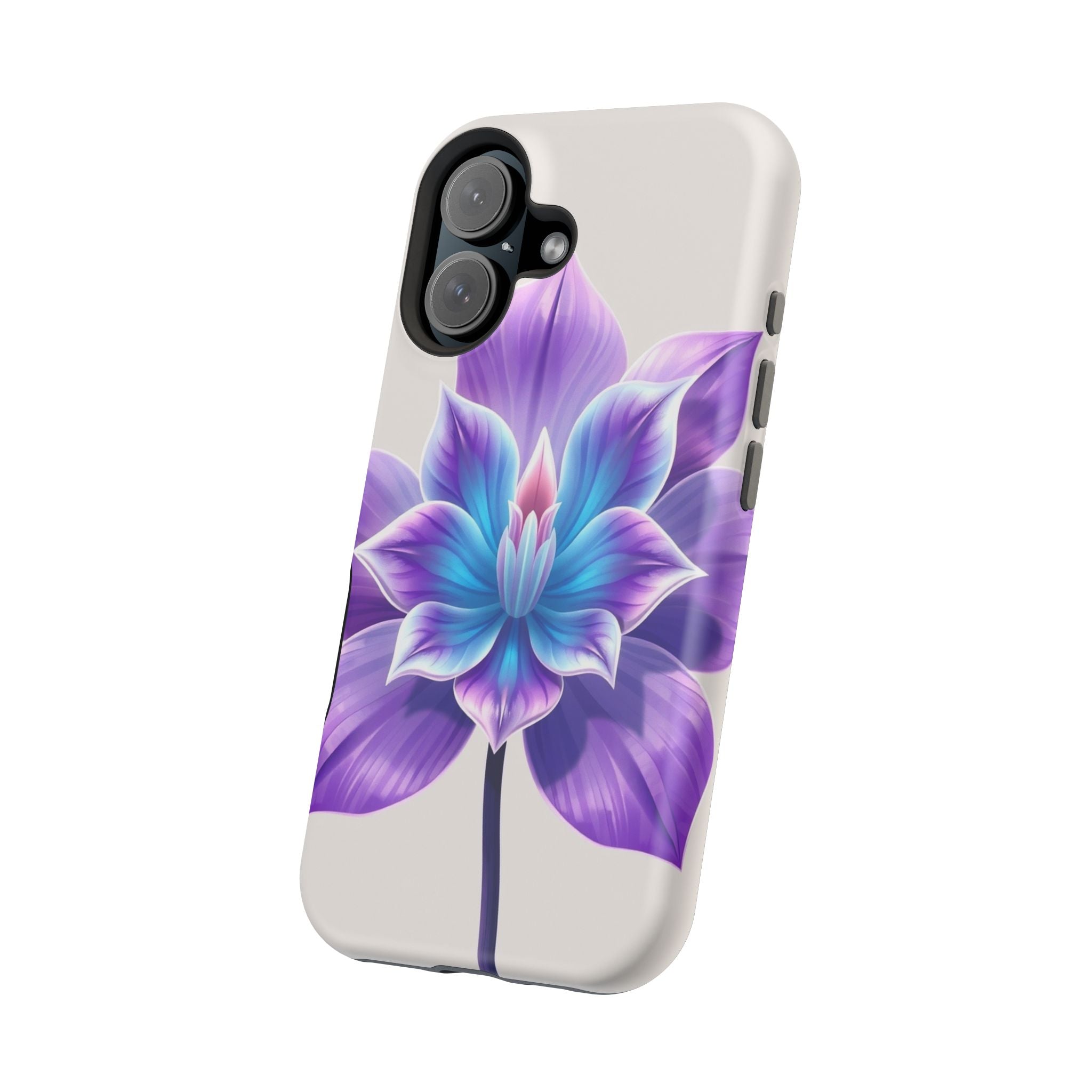 iPhone Dreamy Neon Floral Design 10 Slim Everyday Designer Case · iPhone Case