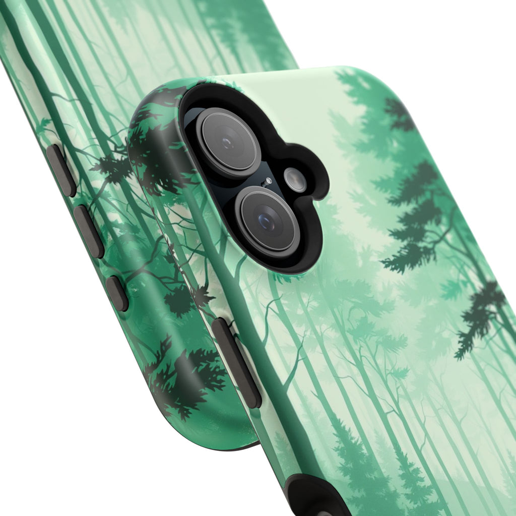iPhone Earthy Misty Forest Path Design Slim Everyday Designer Case · iPhone Case